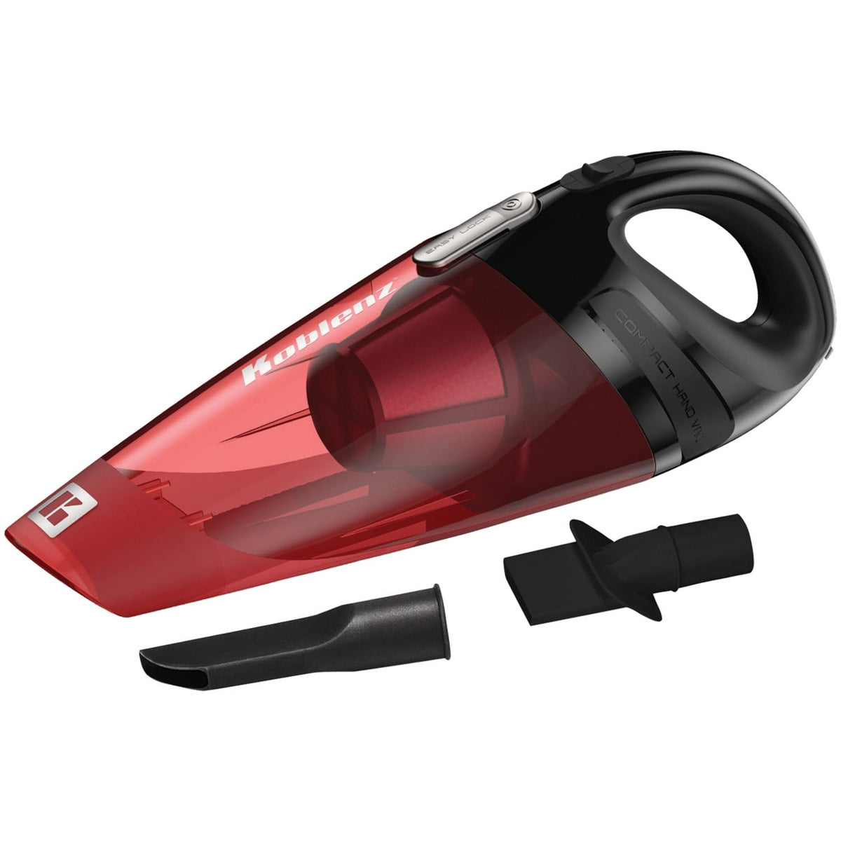 Koblenz 12-Volt Hand Vacuum with Crevice Tool and 17-Ft. DC Power Cord