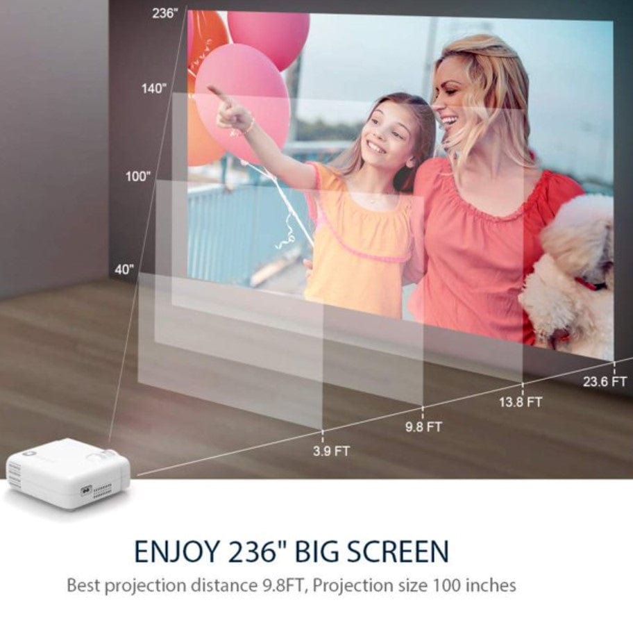 Vankyo Leisure 430W Bass Edition 1080P Mini Movie Projector