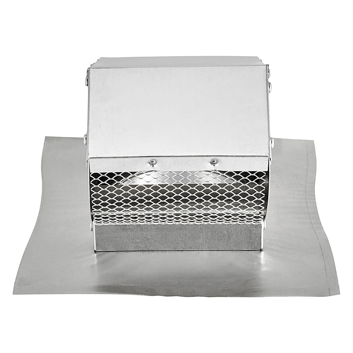 Lambro 4-In. Aluminum Exhaust Roof Vent Cap with Screen, Damper, and Collar, 109R