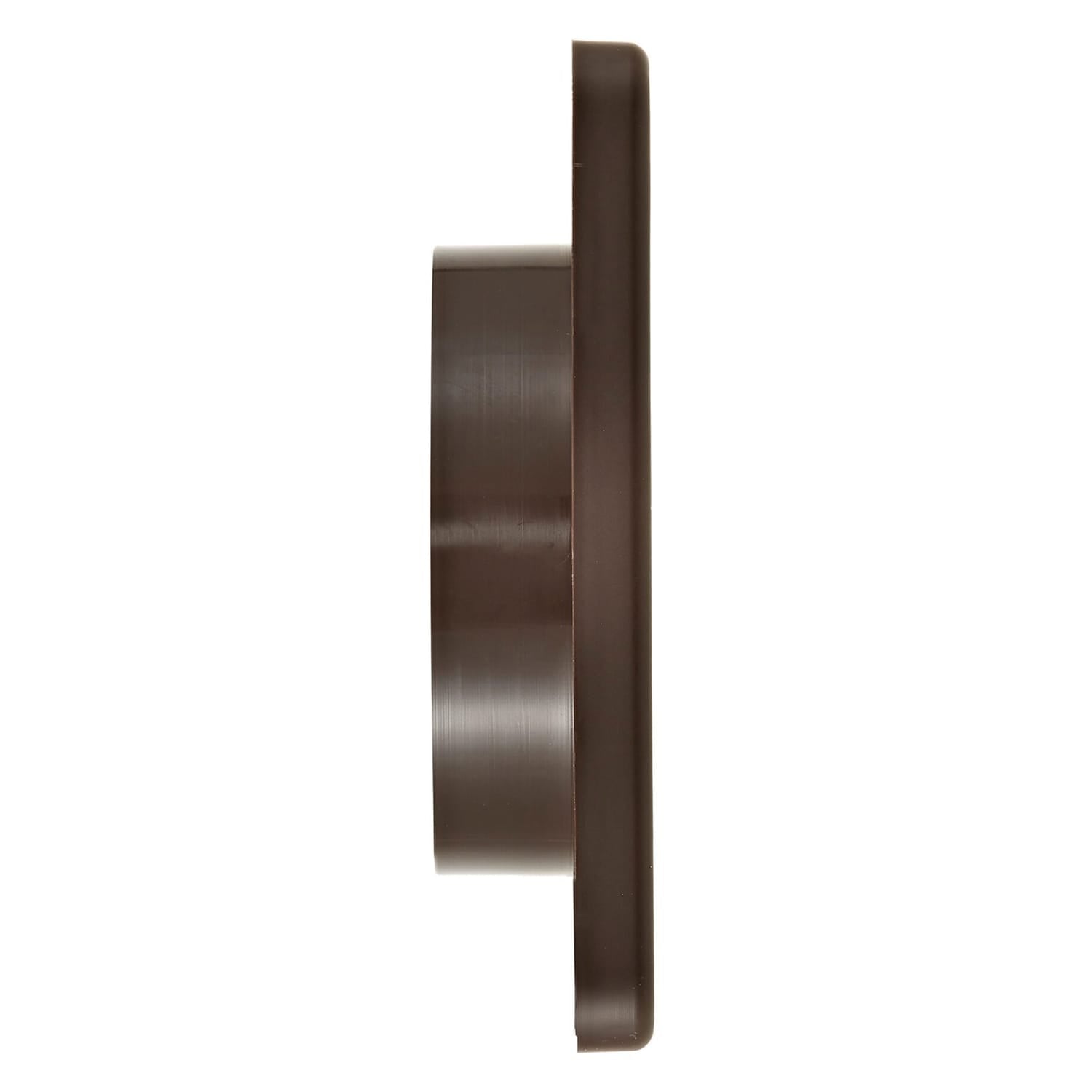 Lambro 4-In. Plastic Wall Exhaust Dryer Vent with 3 Louvers, 1423B, Brown