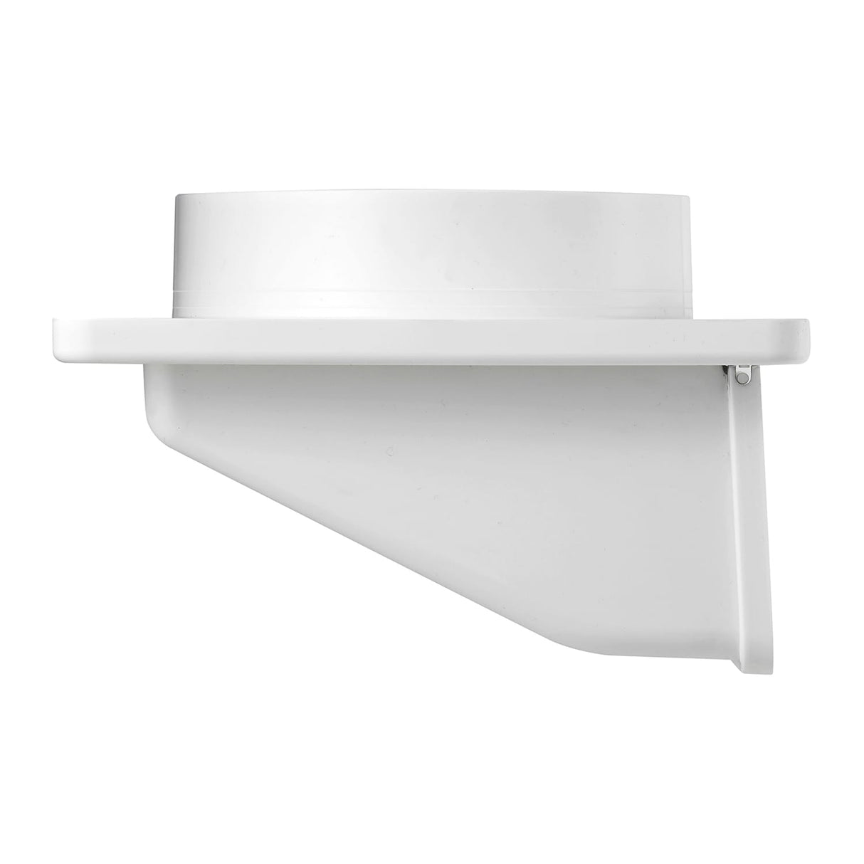 Lambro 6-In. Plastic Exhaust Soffit Bath Fan Vent with Damper, 146W, White