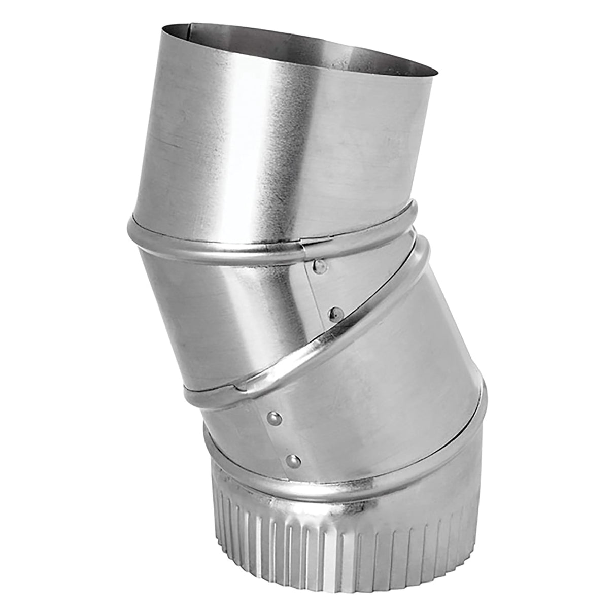 Lambro 4-In. 90° Aluminum Adjustable Elbow