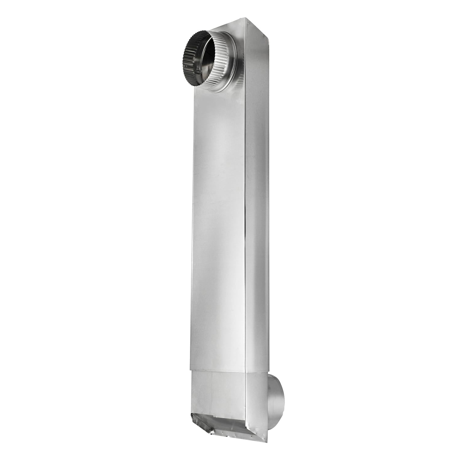 Lambro Periscope 90° Rectangular Aluminum Dryer Duct, 18-30 In.