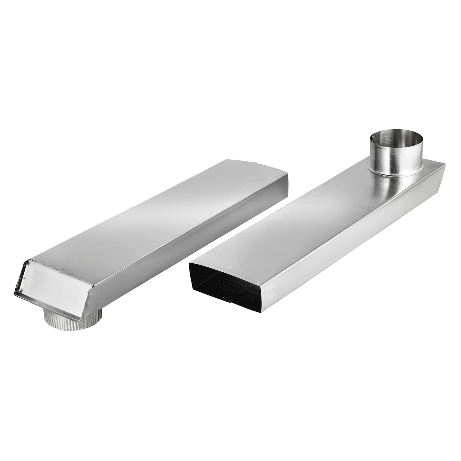 Lambro Periscope 90° Rectangular Aluminum Dryer Duct, 18-30 In.