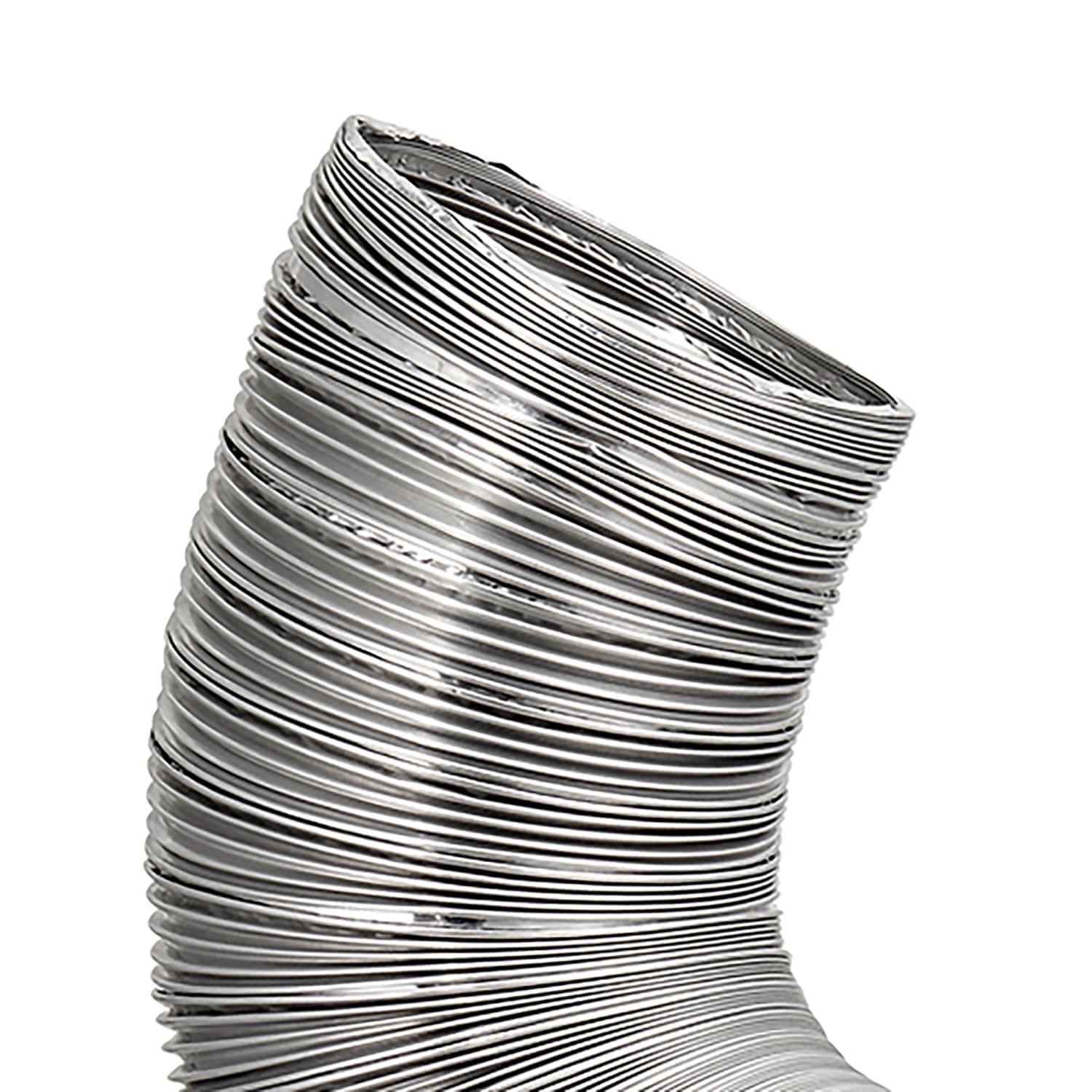 Lambro 8-Ft. Flexible Aluminum Semi-Rigid Double-Lock Air Duct, 3 In. Diameter