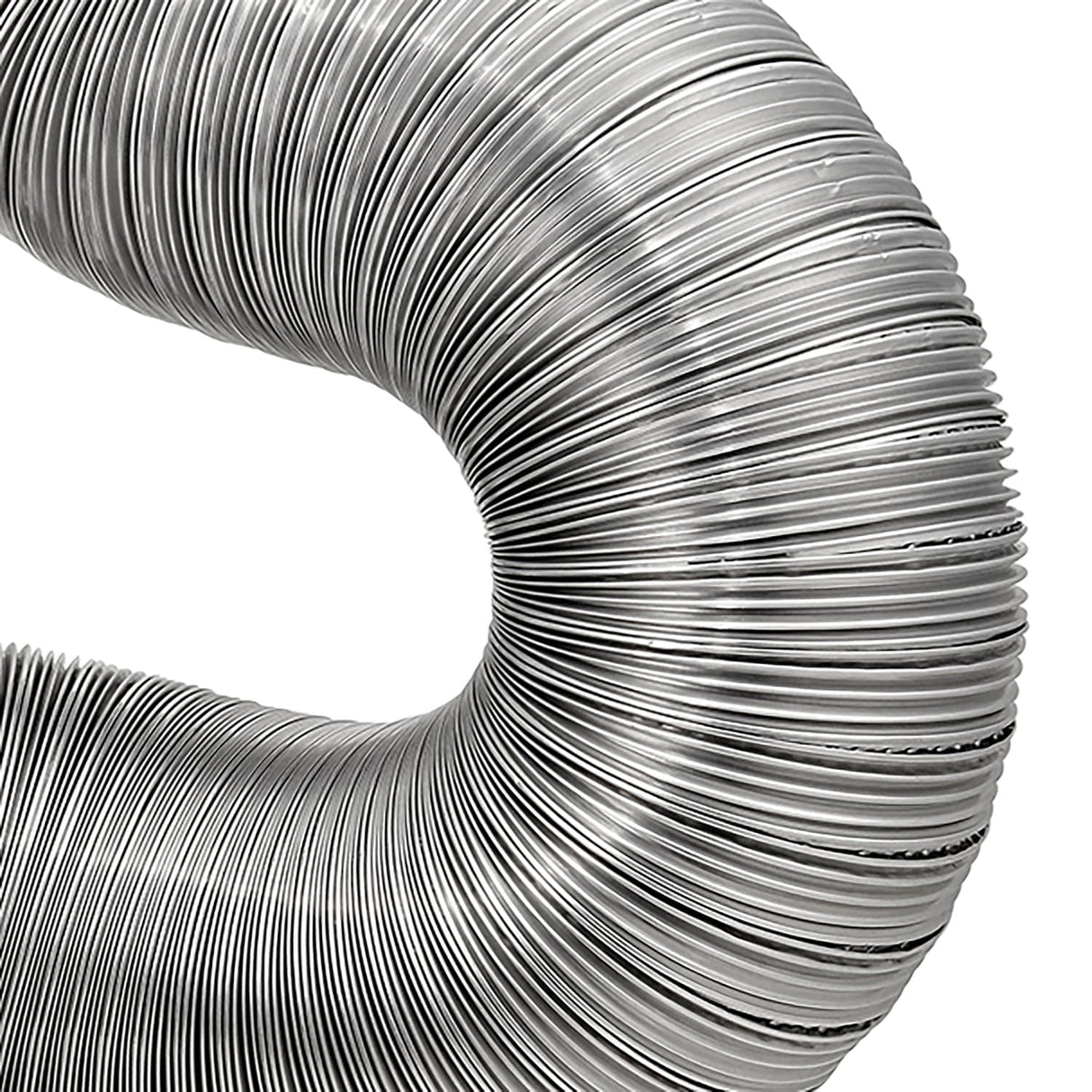 Lambro 8-Ft. Flexible Aluminum Semi-Rigid Double-Lock Air Duct, 3 In. Diameter