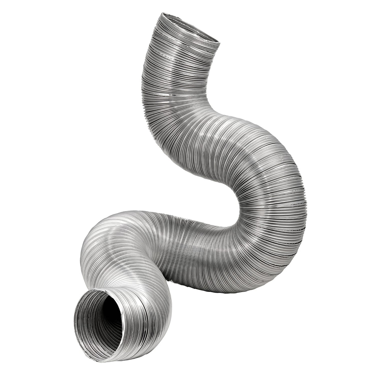 Lambro 8-Ft. Flexible Aluminum Semi-Rigid Double-Lock Air Duct, 8 In. Diameter