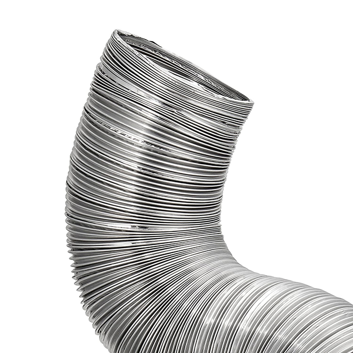 Lambro 8-Ft. Flexible Aluminum Semi-Rigid Double-Lock Air Duct, 8 In. Diameter