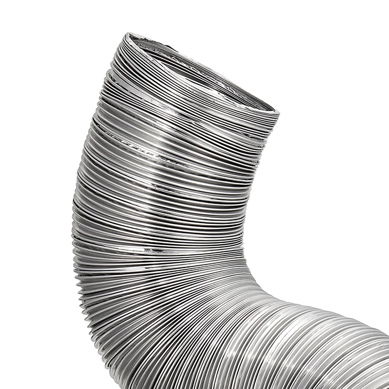 Lambro 8-Ft. Flexible Aluminum Semi-Rigid Double-Lock Air Duct, 8 In. Diameter
