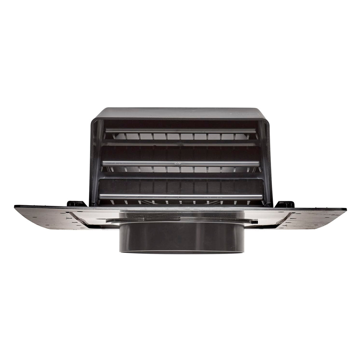Lambro 6-In. ABS Plastic Roof Exhaust Vent with Damper, Screen, and Snap-on Collar, 356-6
