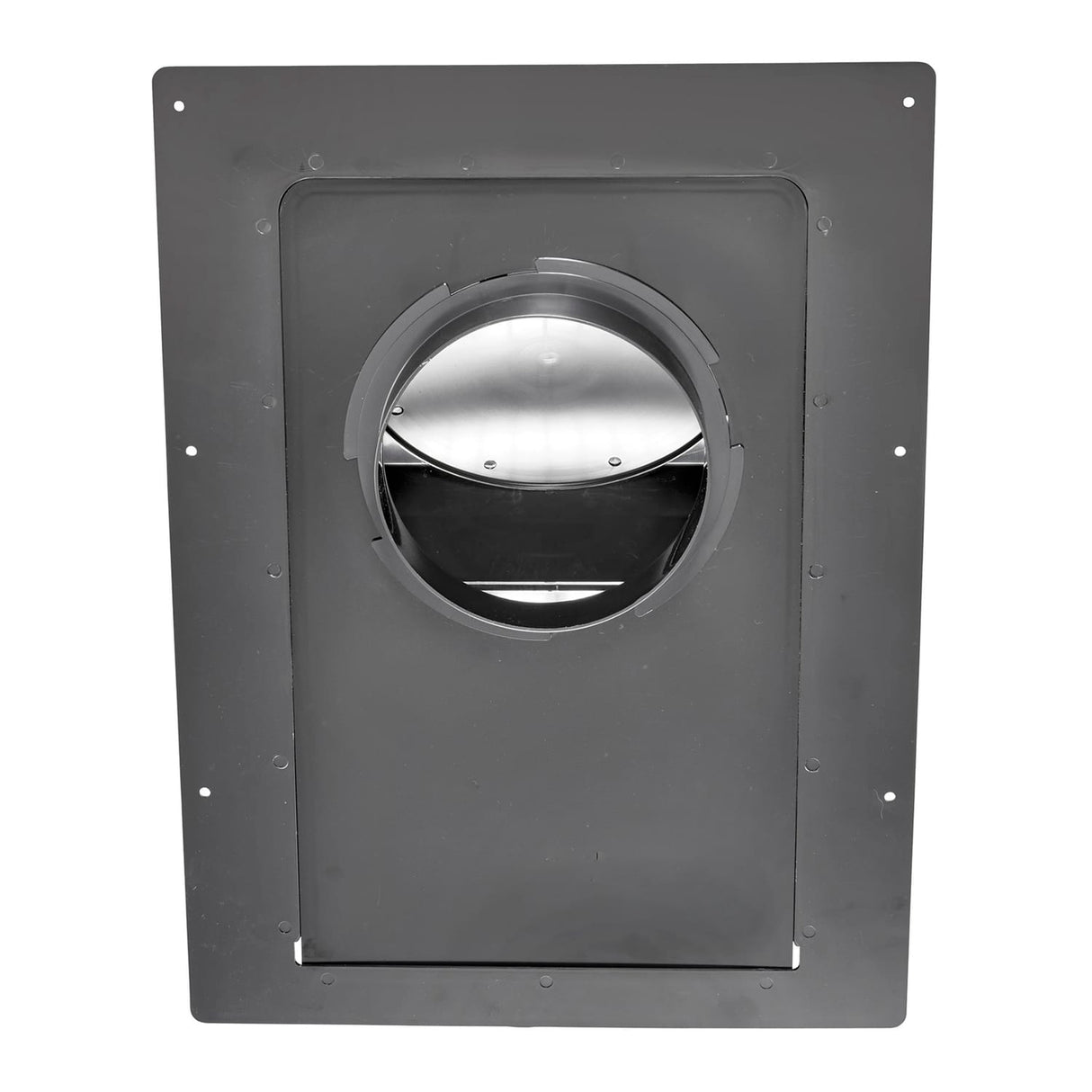 Lambro 6-In. ABS Plastic Roof Exhaust Vent with Damper, Screen, and Snap-on Collar, 356-6