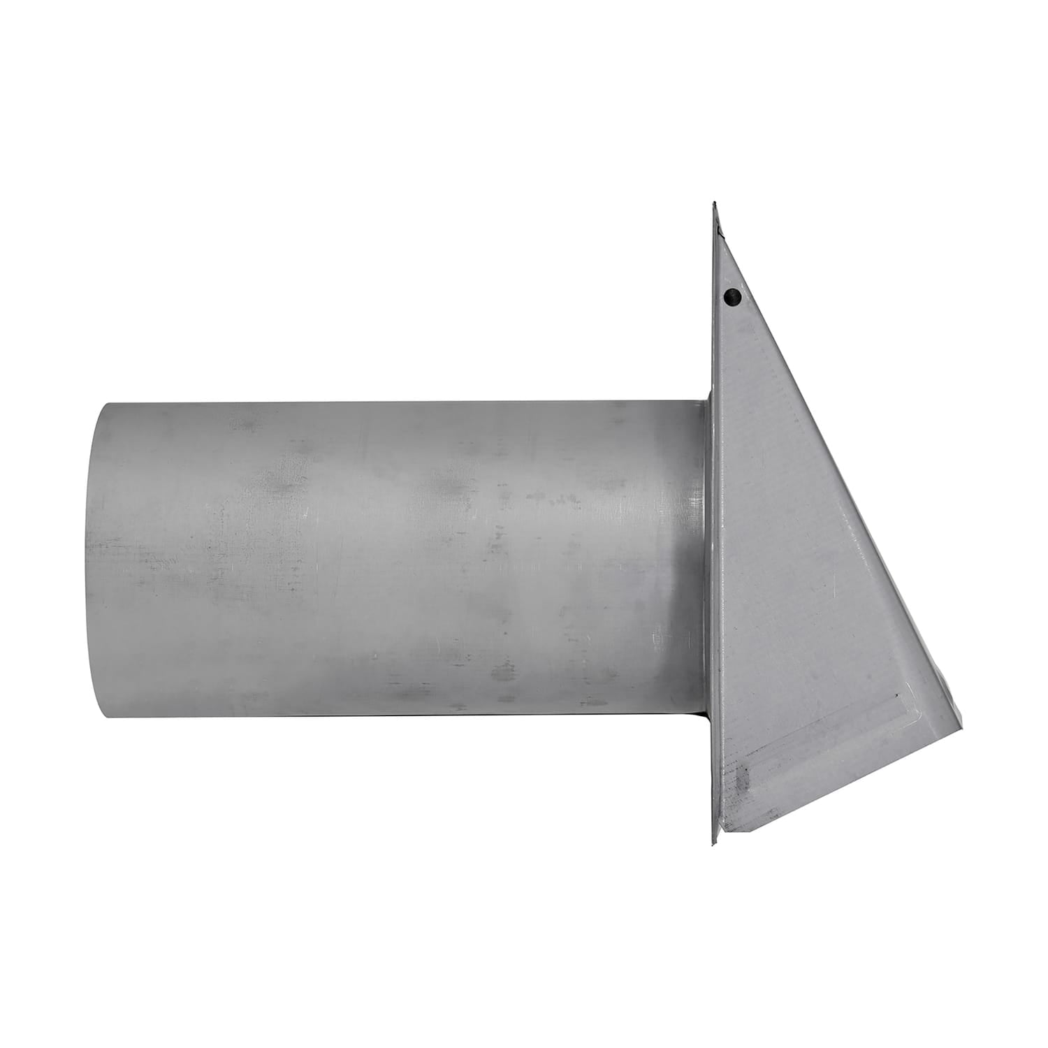 Lambro 6-In. 26-Gauge Paint-Grade Steel Fresh Air Intake Vent with Wire Mesh Screen and 11-In. Pipe, EC-3460GNDMS-11-PG