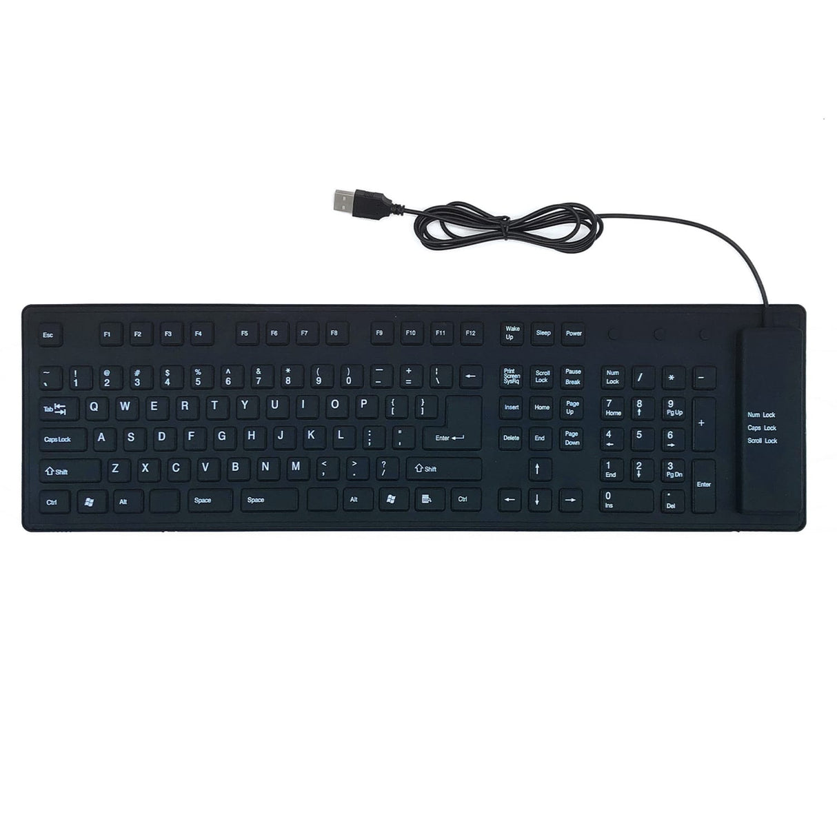 Ciao Tech USB-Powered Computer Roll-up Full Keyboard