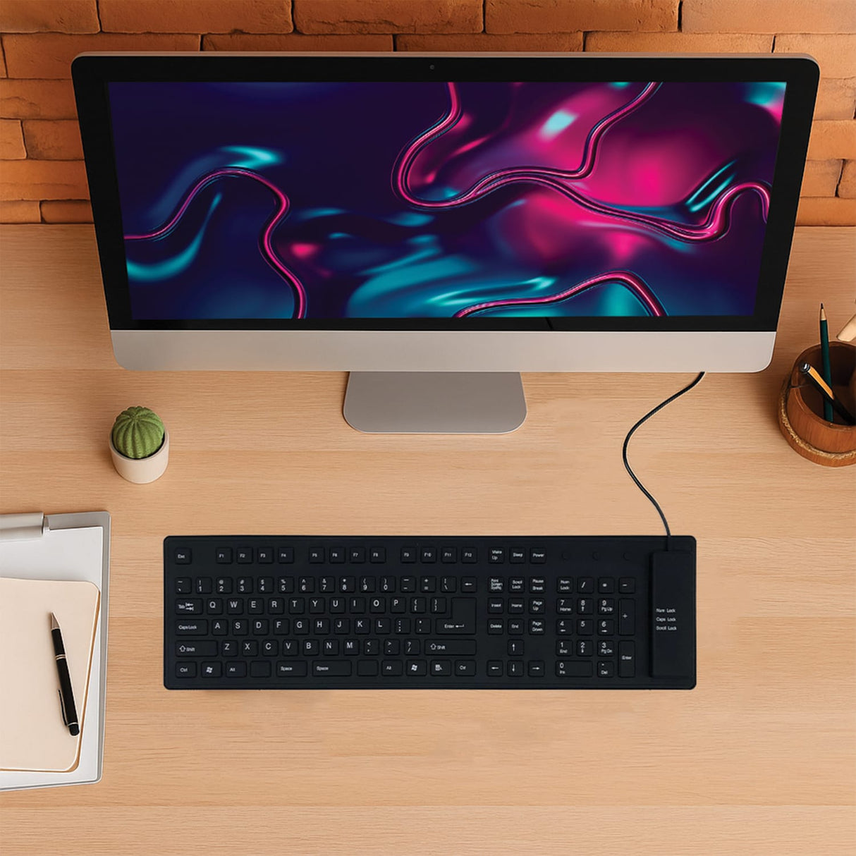 Ciao Tech USB-Powered Computer Roll-up Full Keyboard