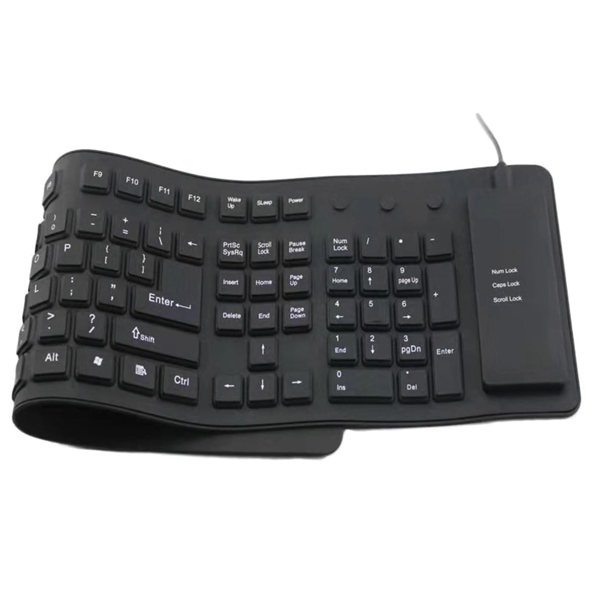 Ciao Tech USB-Powered Computer Roll-up Full Keyboard