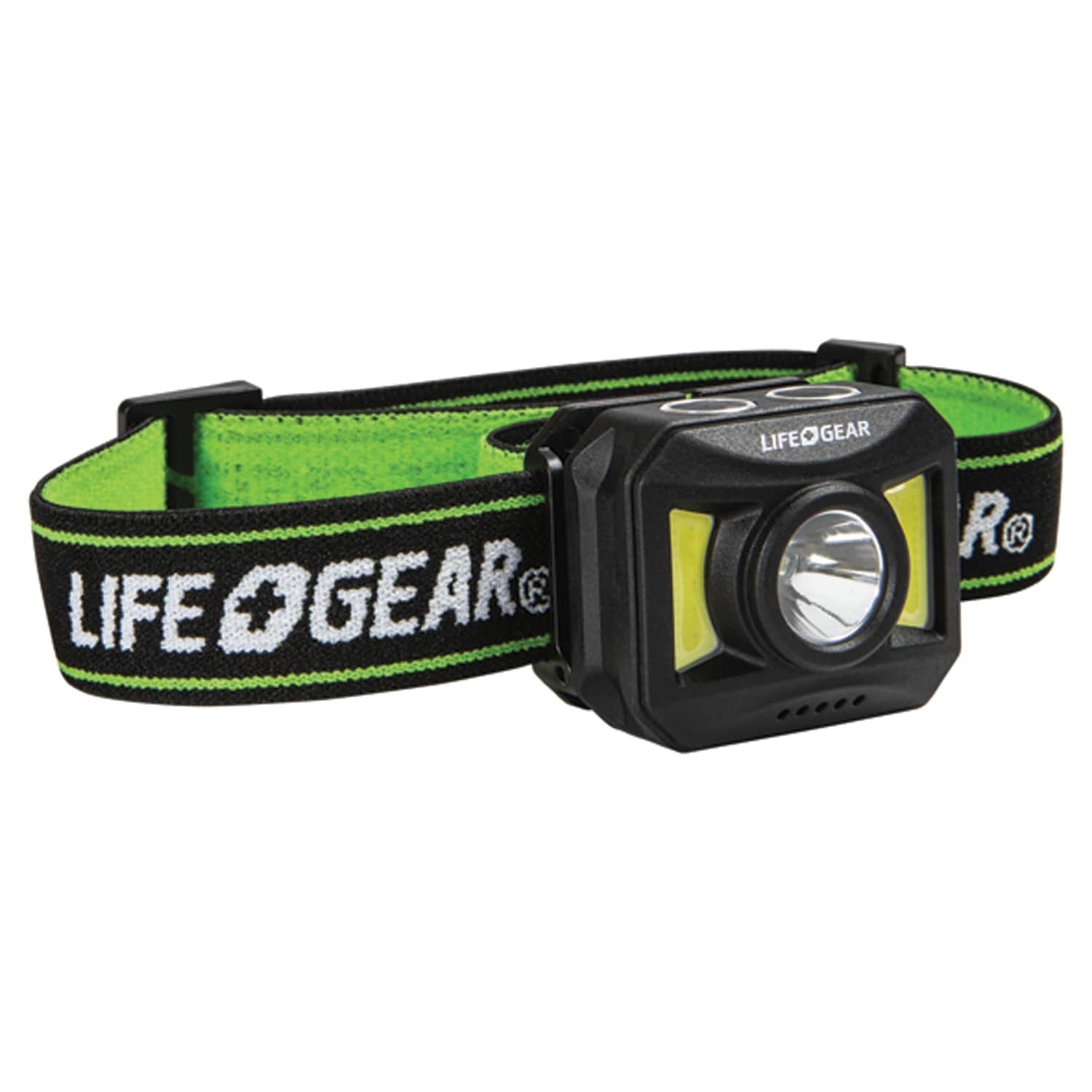 LifeGear Adventure 300-Lumen Rechargeable Headlamp