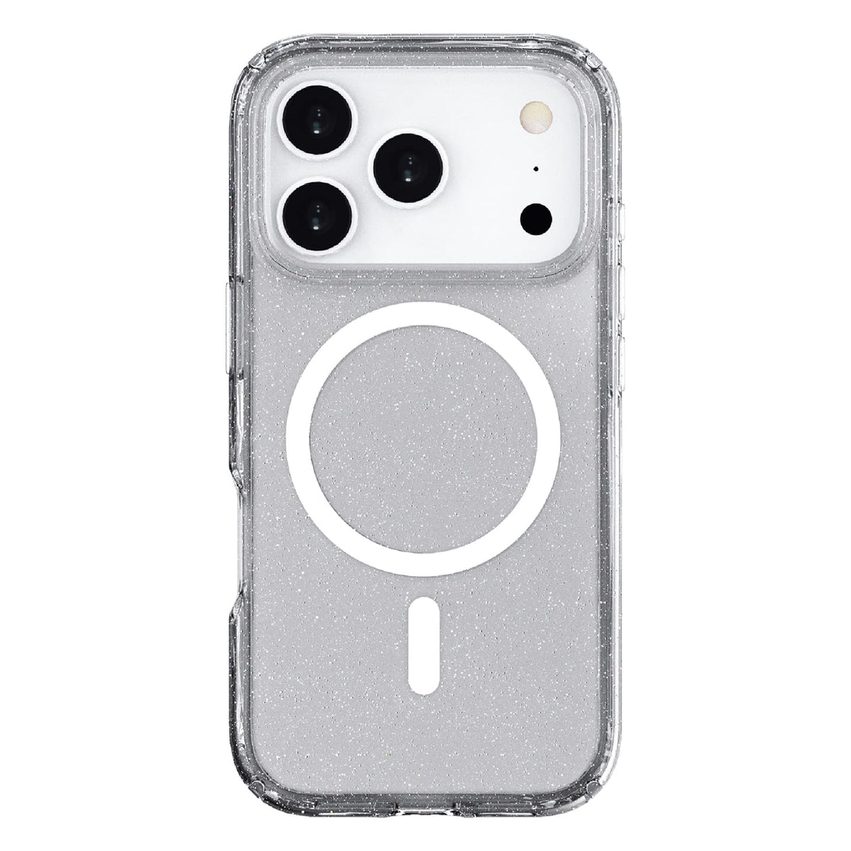 TUFF8 iPhone 18 Pro/17 Pro Glitz Clear Case, MagSafe Compatible