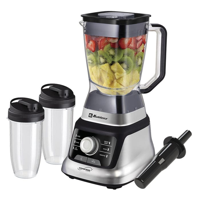 Koblenz LKM 9610 1400-Watt 68-Oz. Professional Blender, Black/Silver