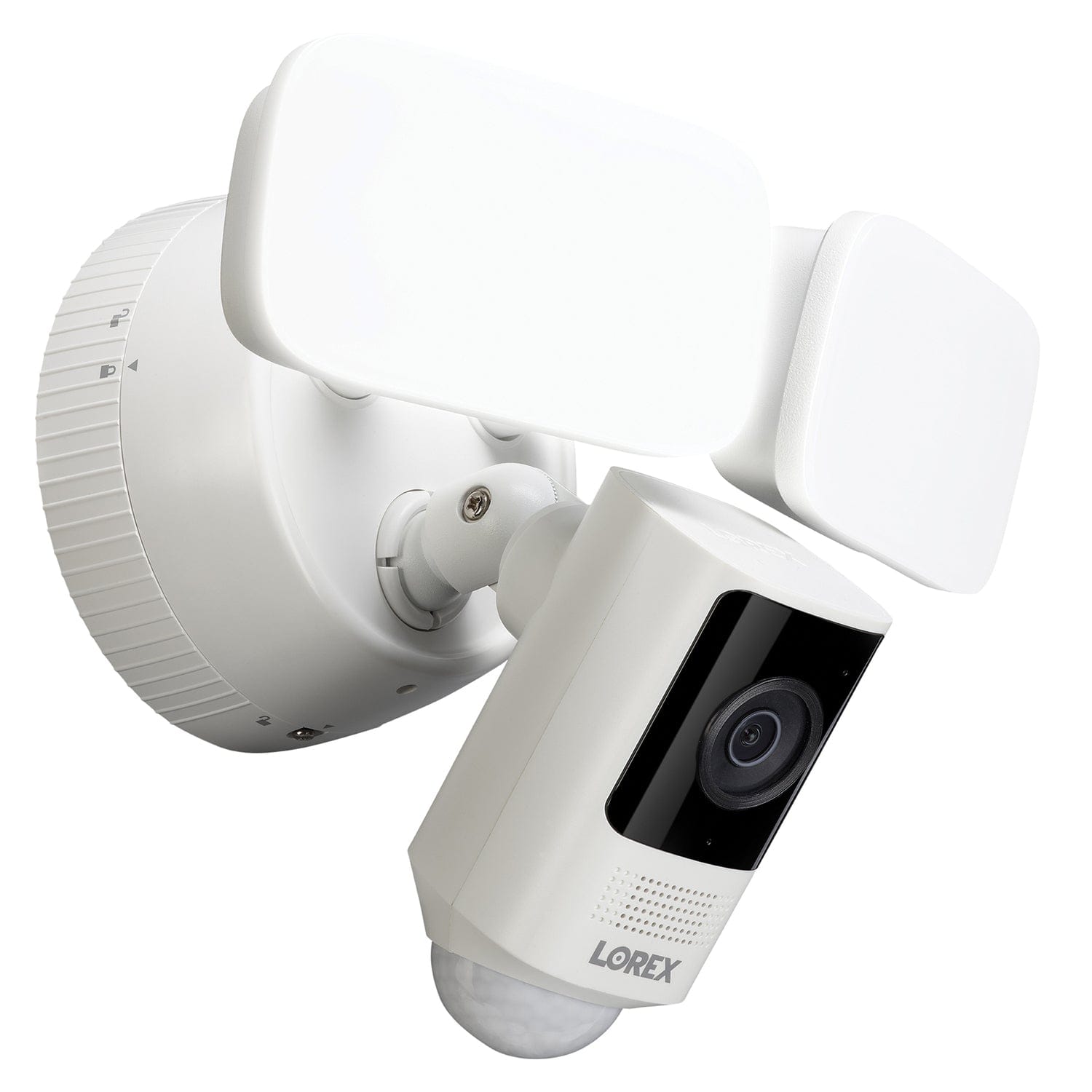 Lorex Wi-Fi 2K 4.0-MP Wired Floodlight Security Camera, White