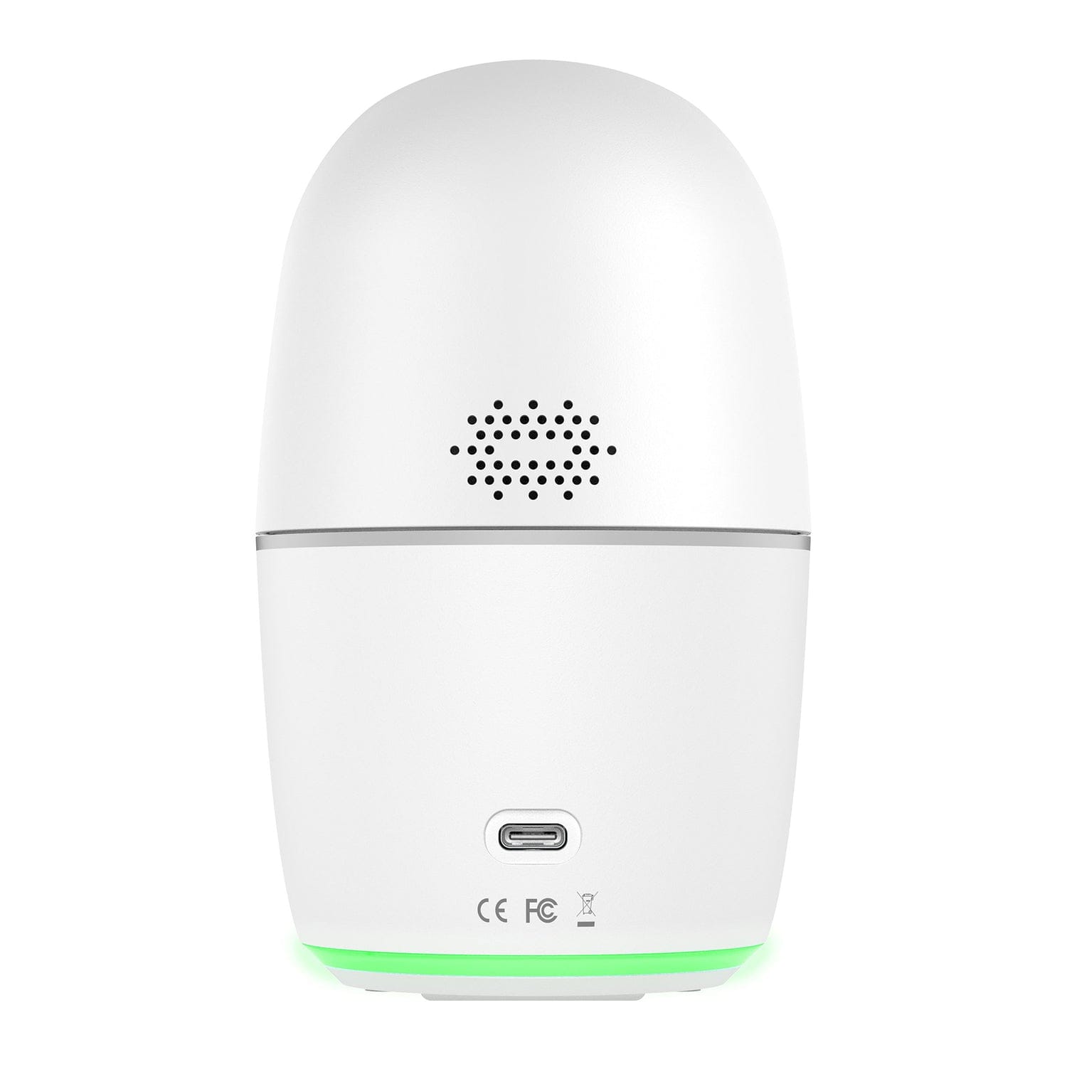 Lorex Wi-Fi 2K Dual-Lens Pan-Tilt-Digital Zoom Indoor Security Camera with Person and Animal Detection, White, W463AQD-E
