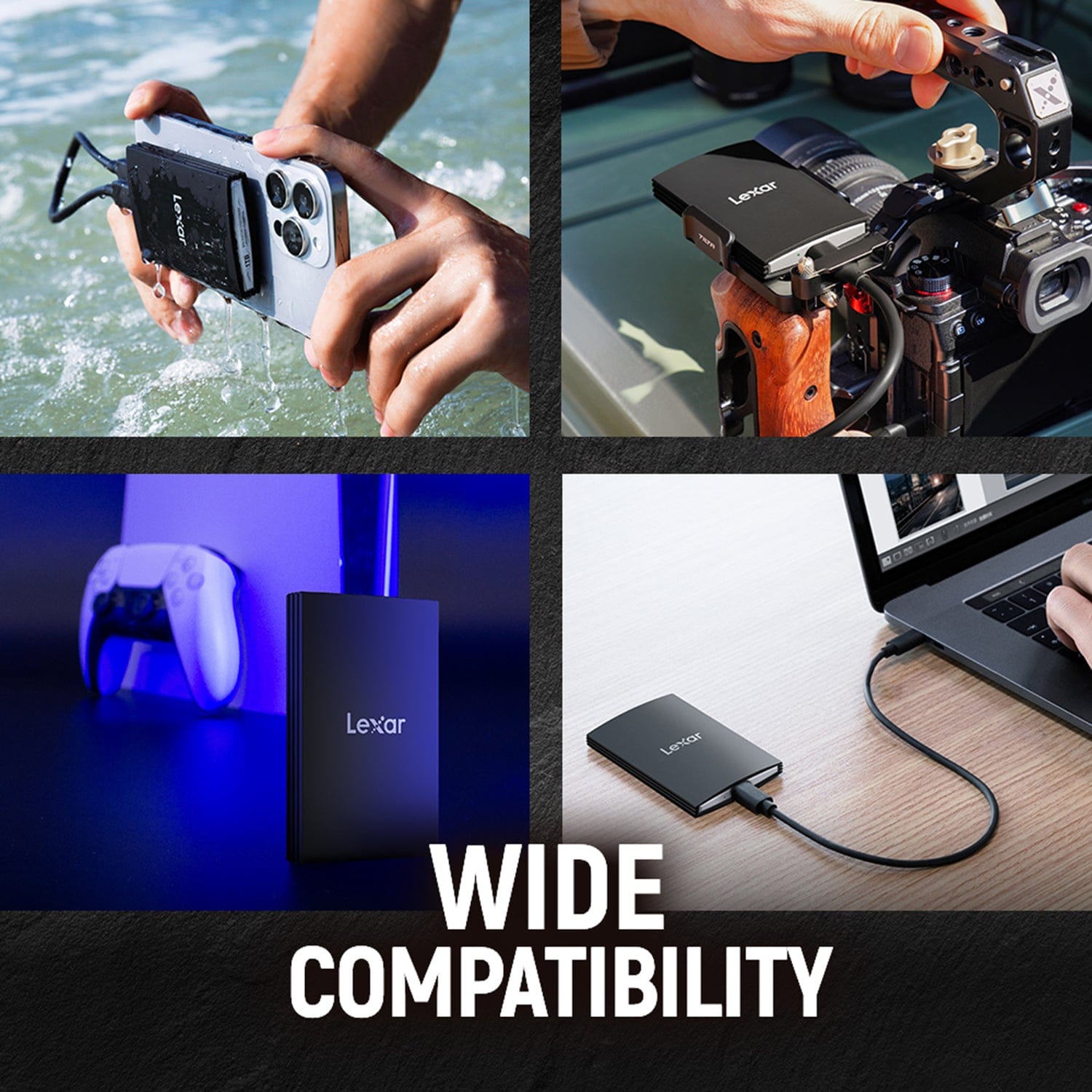 Lexar ARMOR 700 USB 3.2 Portable SSD, 1 TB