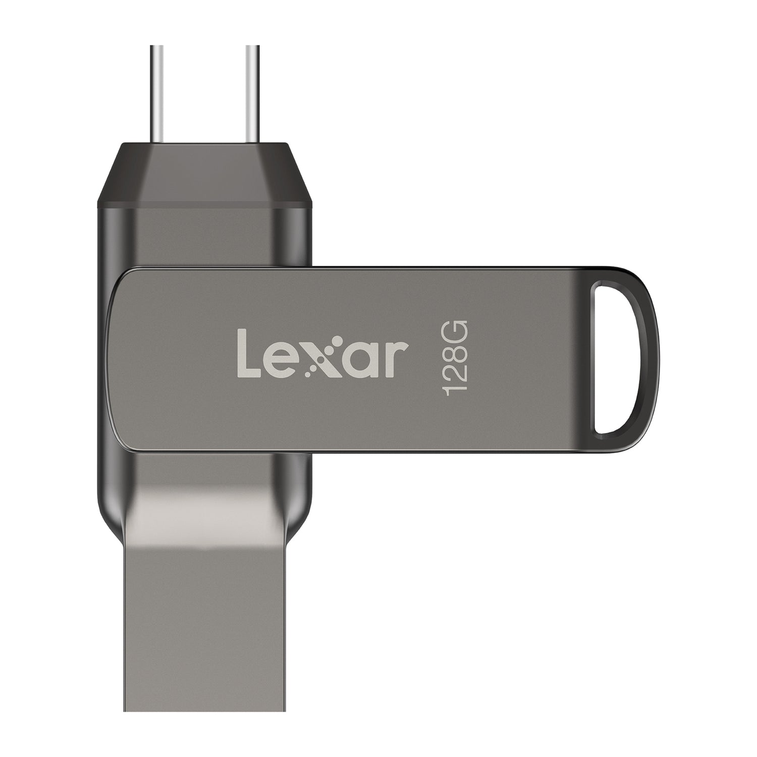 Lexar JumpDrive D400 USB 3.1 Dual Drive with USB-C and USB-A Connectors, 128 GB