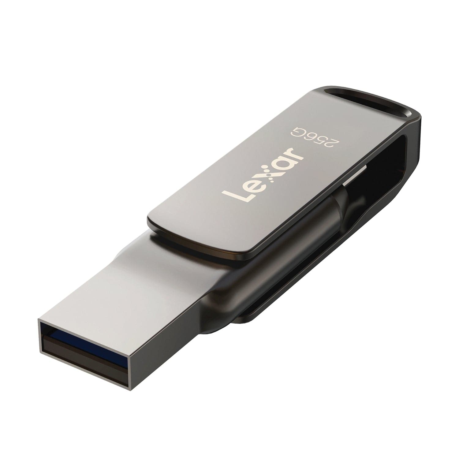Lexar JumpDrive D400 USB 3.1 Dual Drive with USB-C and USB-A Connectors, 256 GB
