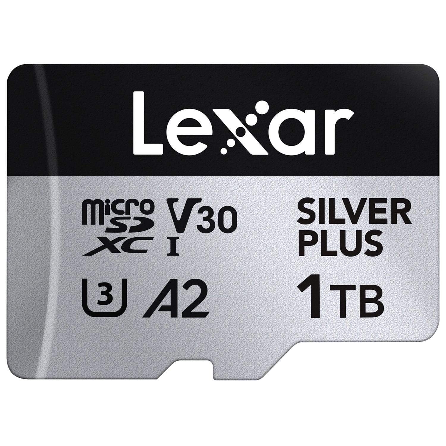 Lexar Professional SILVER PLUS Series microSDXC UHS-I Card with SD Adapter, 1 TB