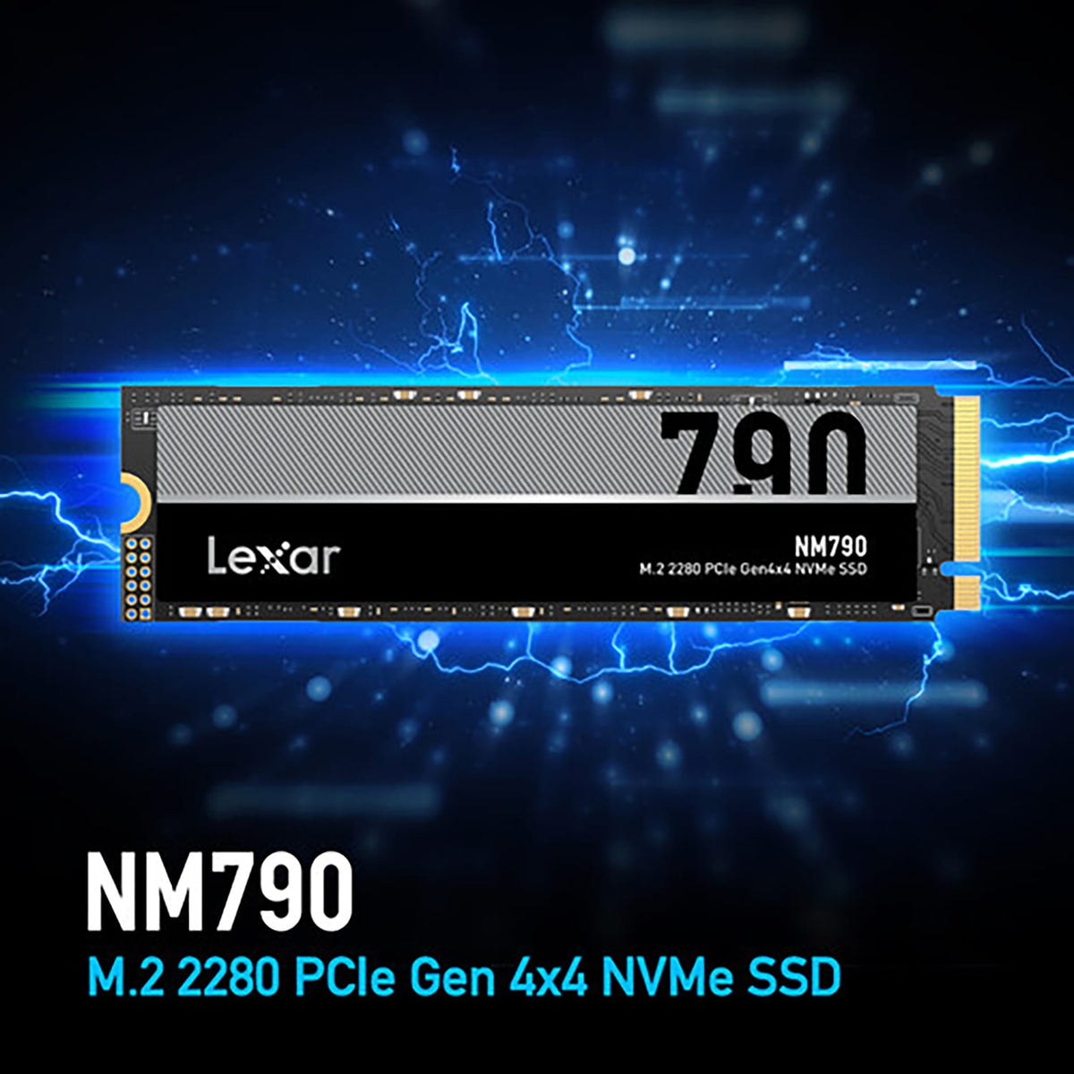 Lexar NM790 M.2 2280 PCIe Gen 4x4 NVMe Internal Solid-State Drive, 1 TB