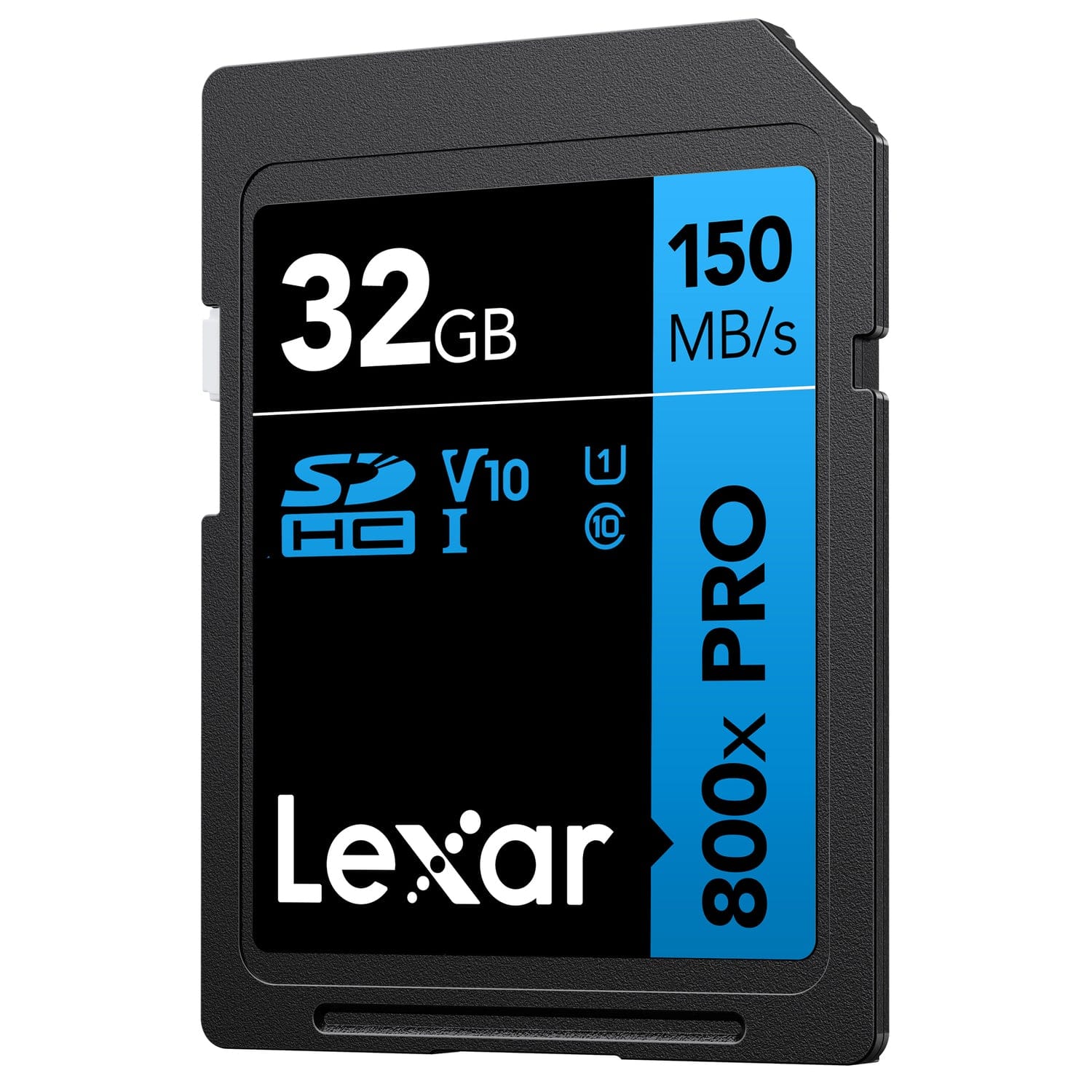 Lexar High-Performance 800x PRO SDHC/SDXC UHS-I Card BLUE Series, 2 Count, 32 GB