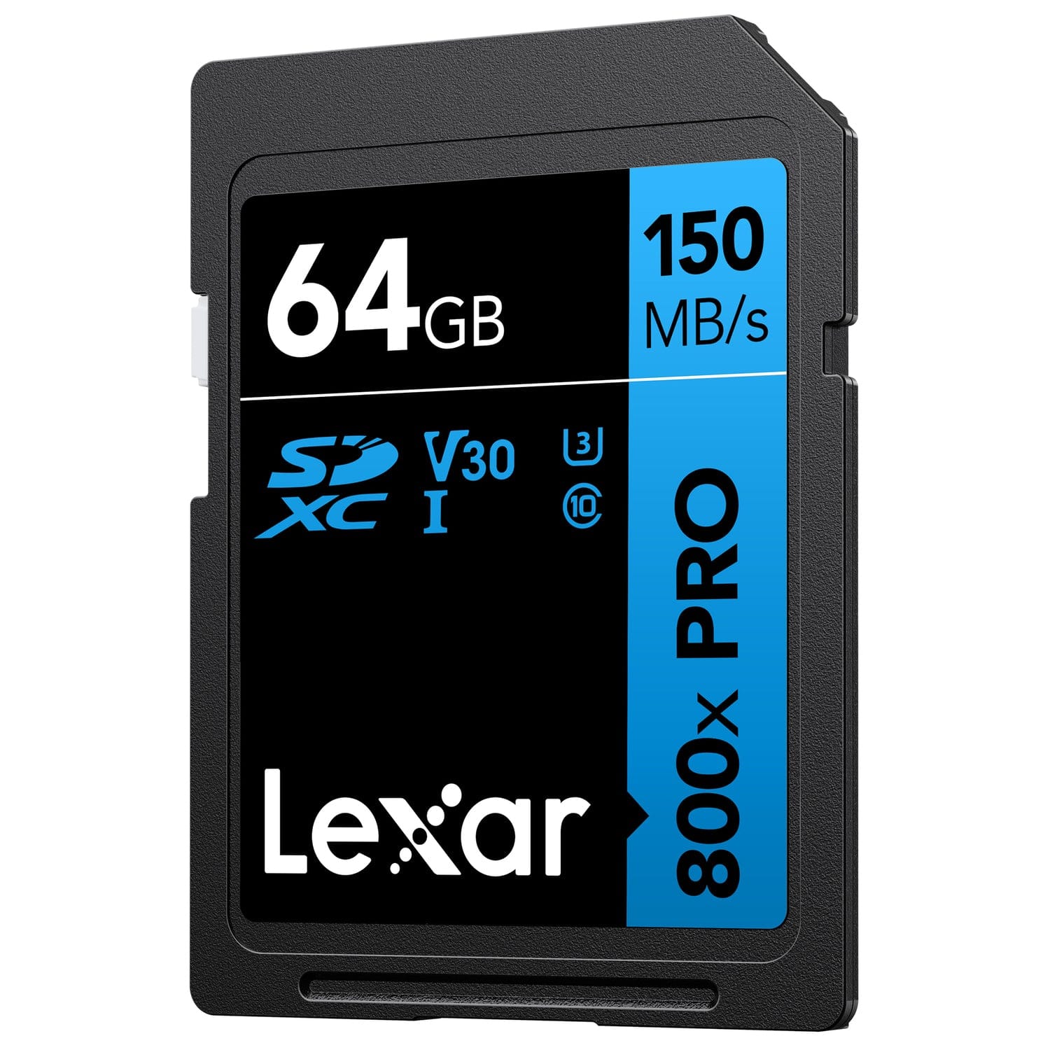 Lexar High-Performance 800x PRO SDHC/SDXC UHS-I Card BLUE Series, 2 Count, 64 GB
