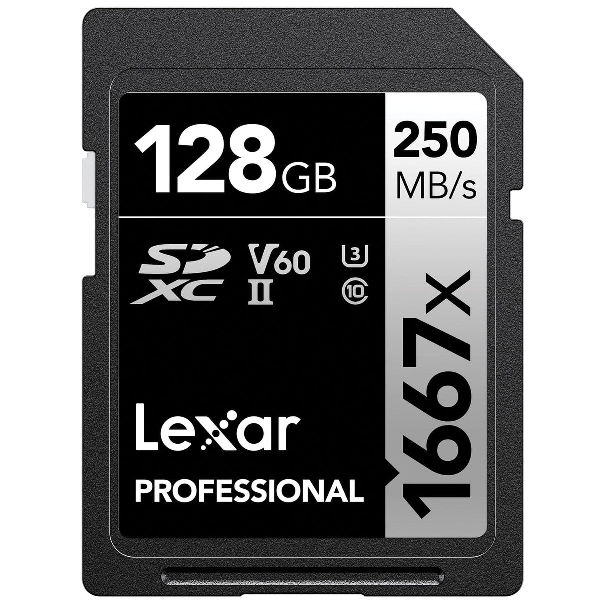 Lexar Professional SILVER Series 1667x SDXC UHS-II Card, 128 GB