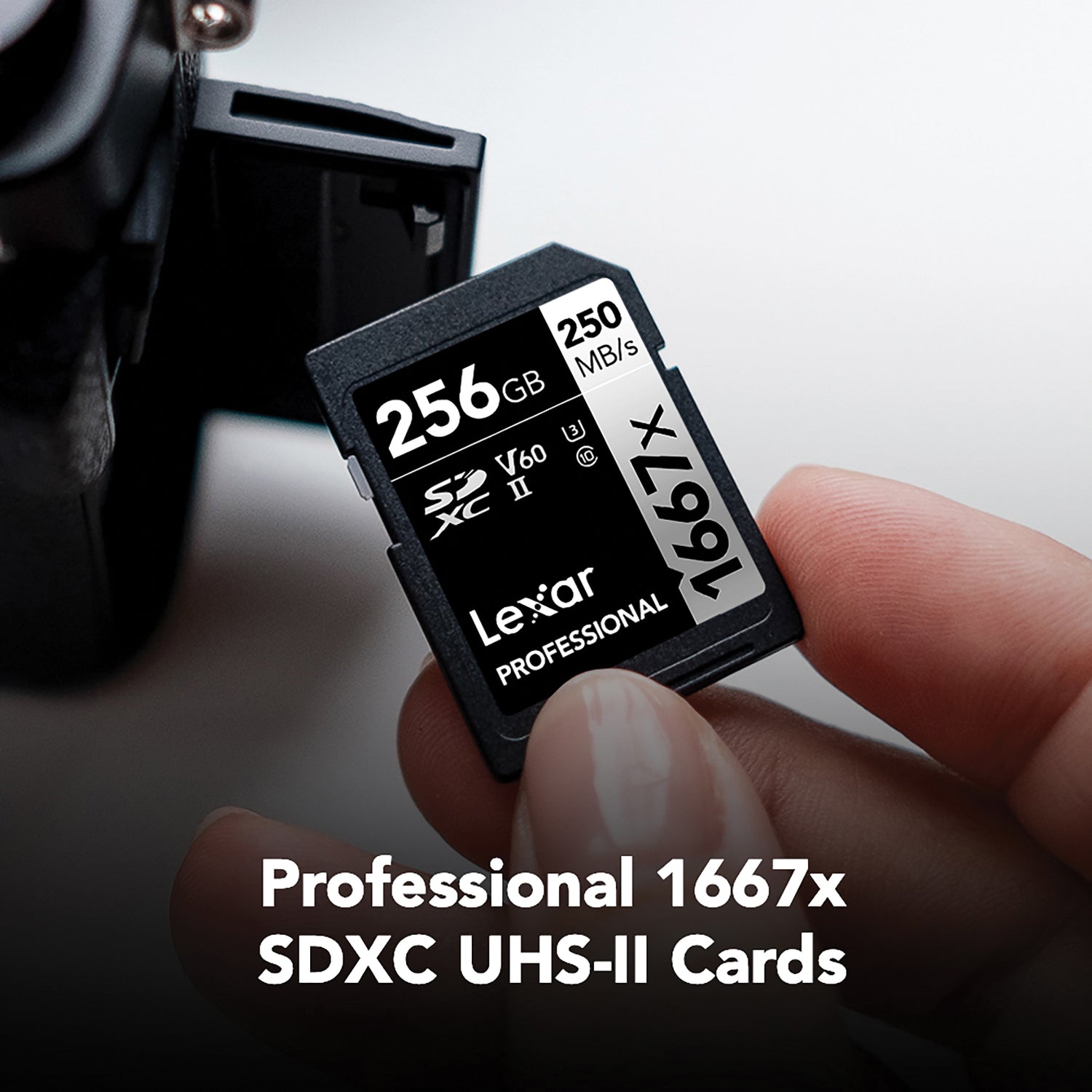 Lexar Professional SILVER Series 1667x SDXC UHS-II Card, 2 Pack, 256 GB