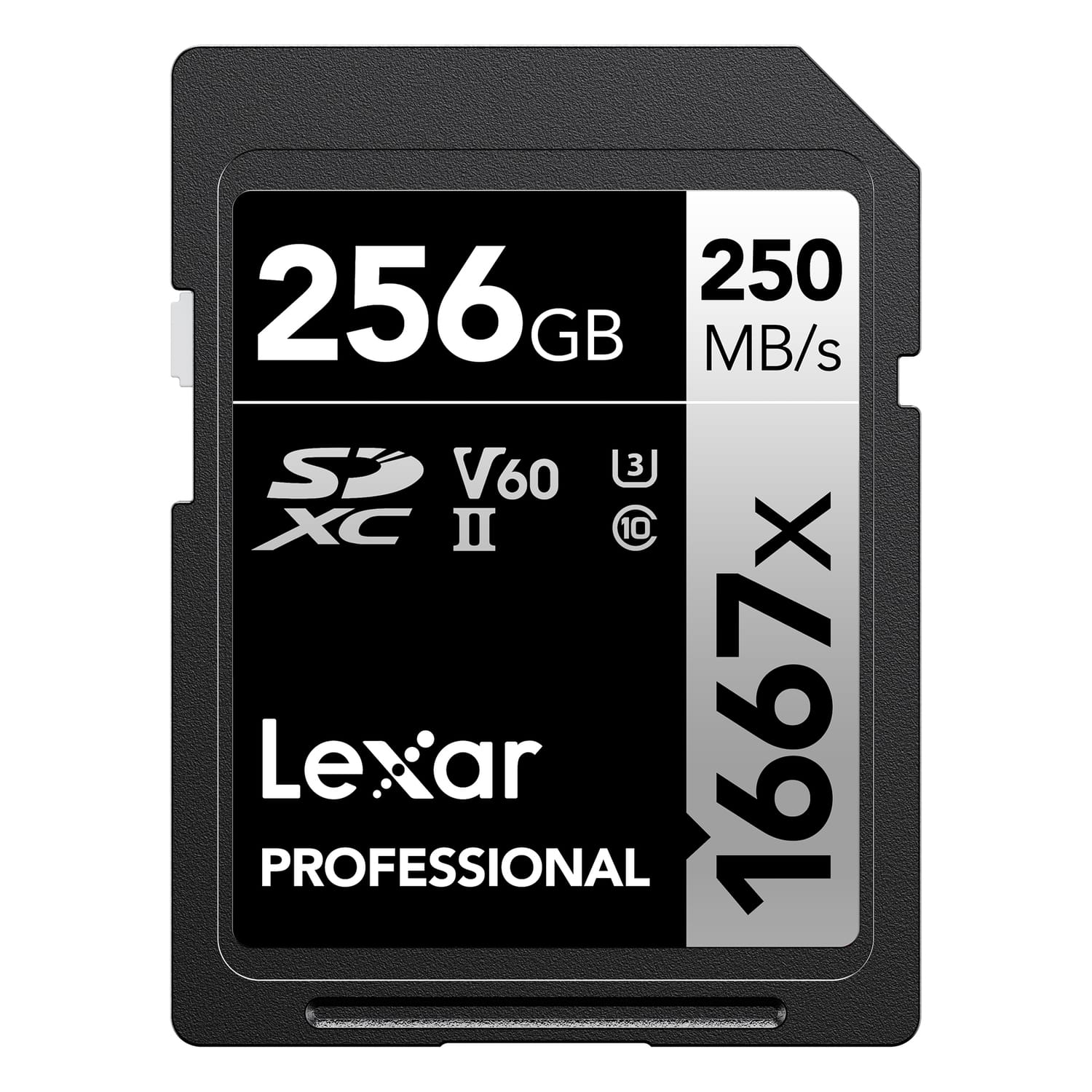 Lexar Professional SILVER Series 1667x SDXC UHS-II Card, 256 GB