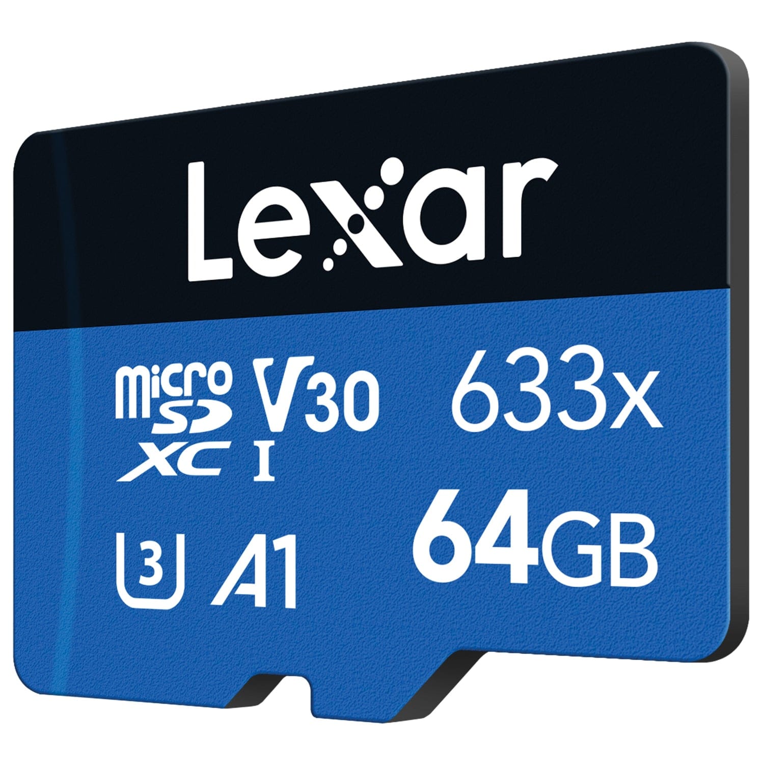Lexar High-Performance BLUE Series 633x microSDHC/microSDXC UHS-I Card, 64 GB