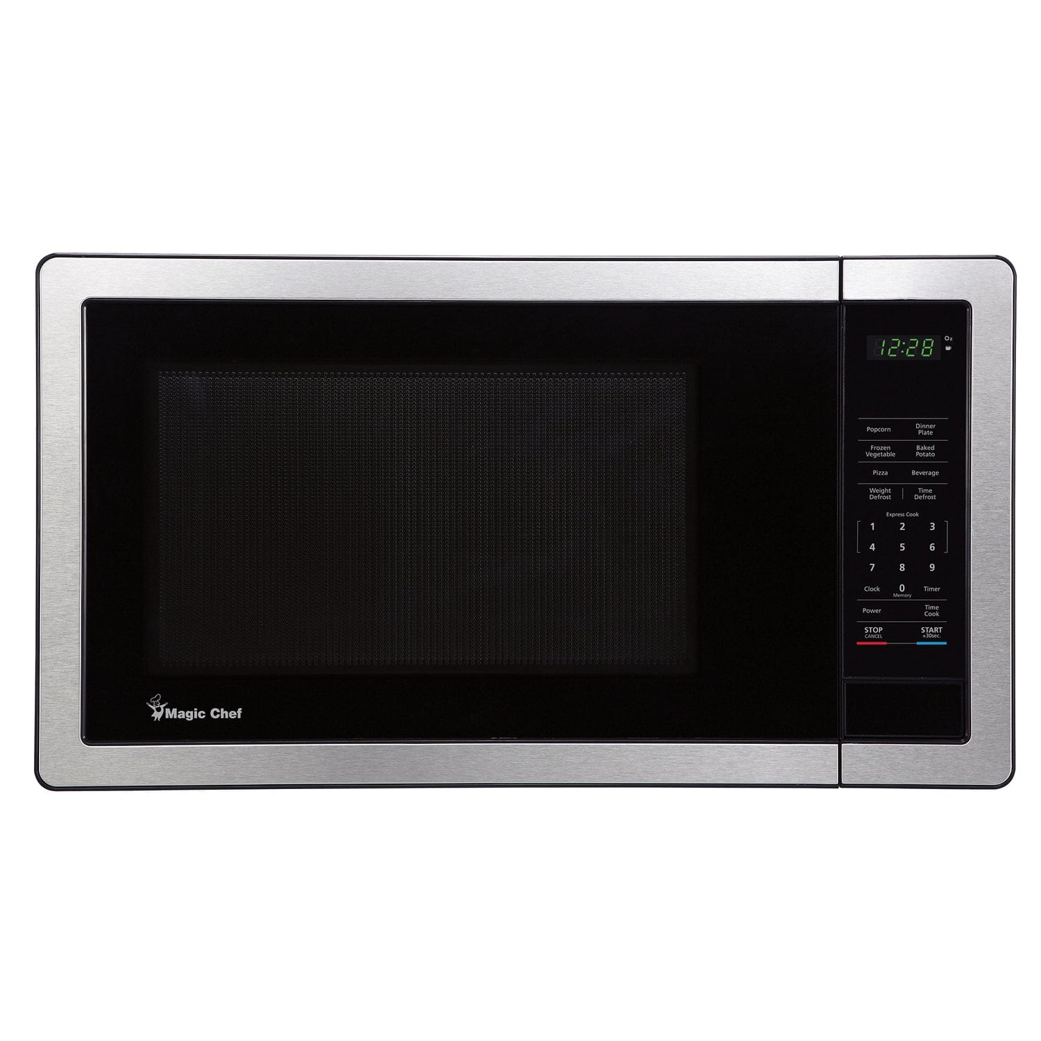 Magic Chef 1.1-Cu. Ft. 1000-Watt Digital Touch Countertop Microwave, Silver