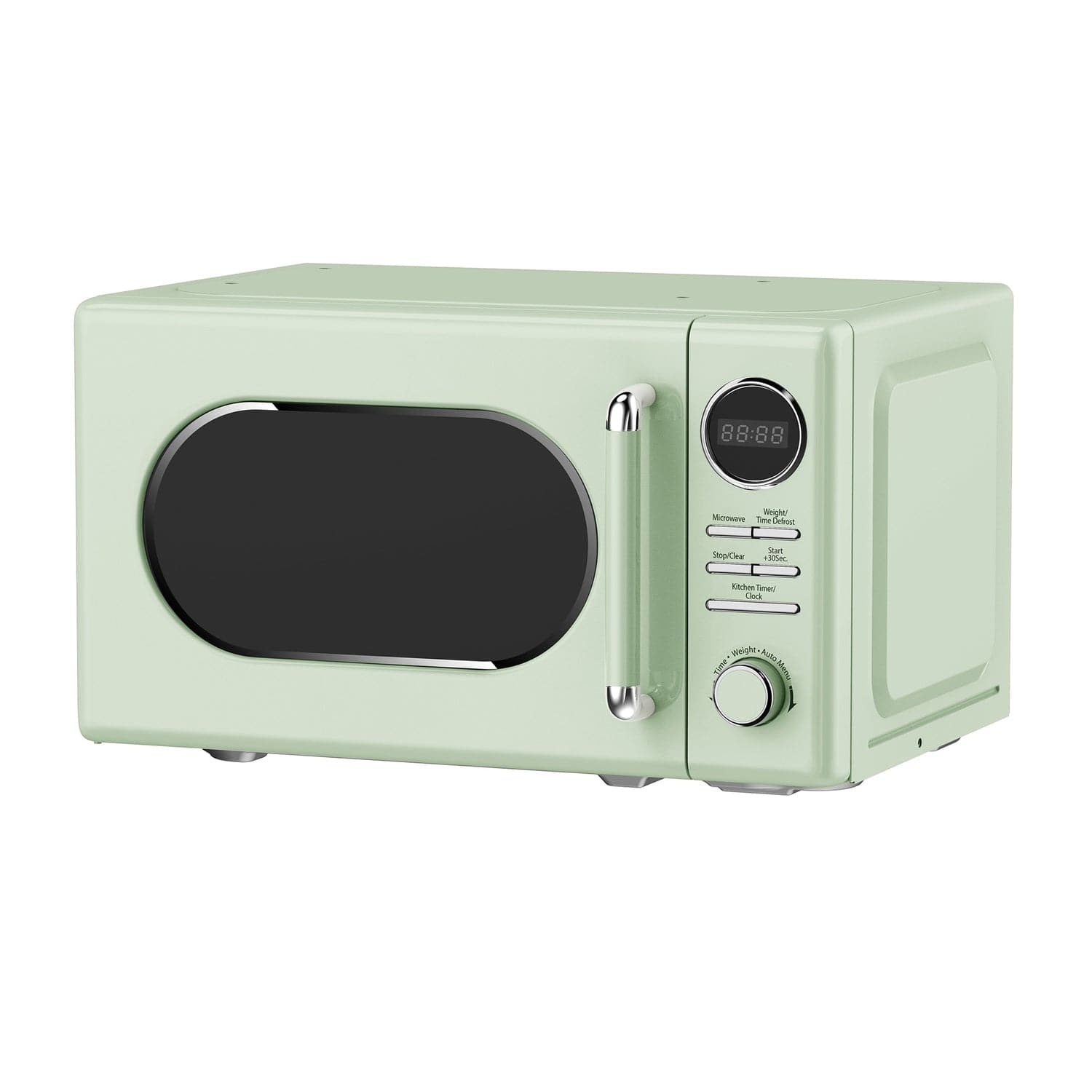 Magic Chef 0.7-Cu. Ft. 700-Watt Retro Countertop Microwave, Green