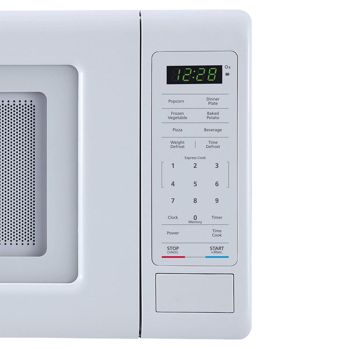 Magic Chef 0.7-Cu. Ft. 700-Watt Countertop Digital Touch Microwave, White