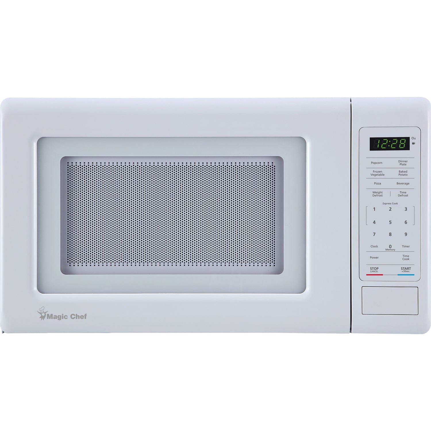 Magic Chef 0.7-Cu. Ft. 700-Watt Countertop Digital Touch Microwave, White