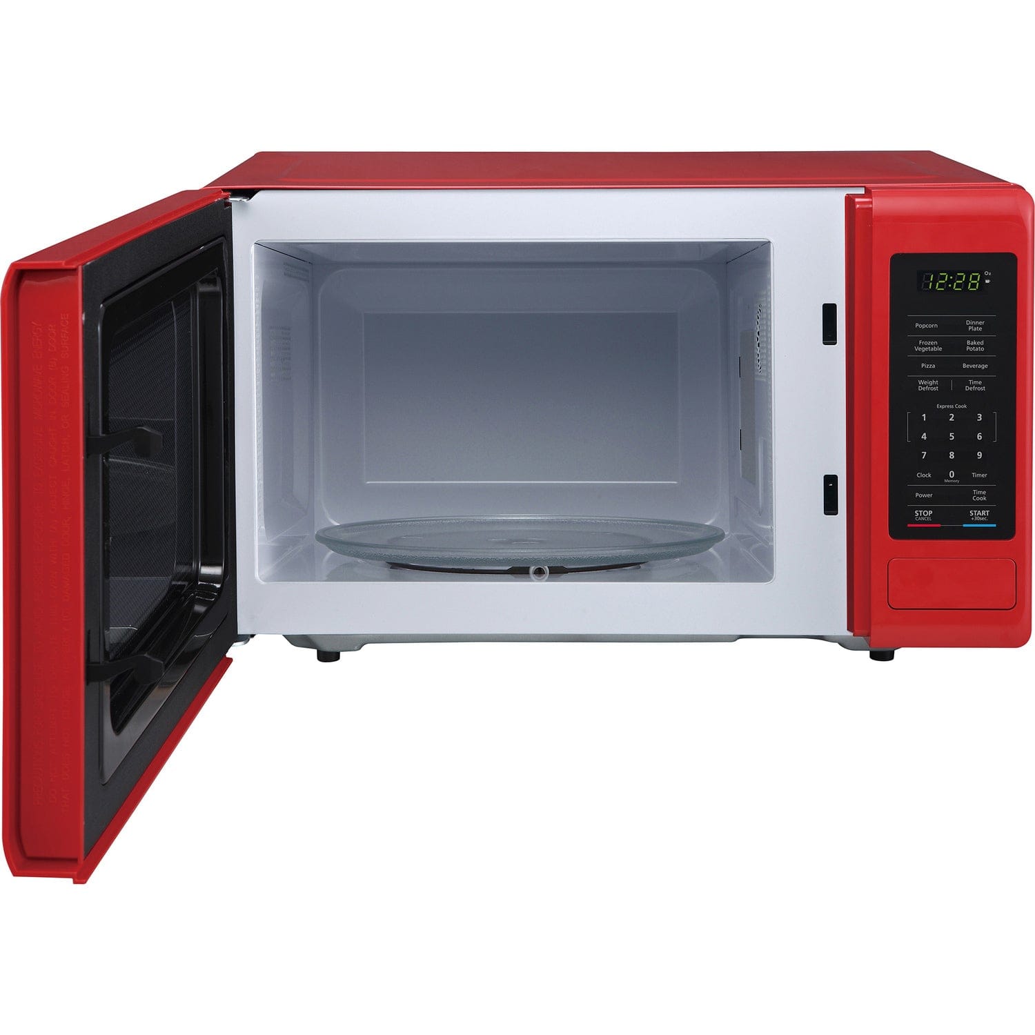 Magic Chef 0.9-Cu. Ft. 900-Watt Countertop Digital Touch Microwave, Red
