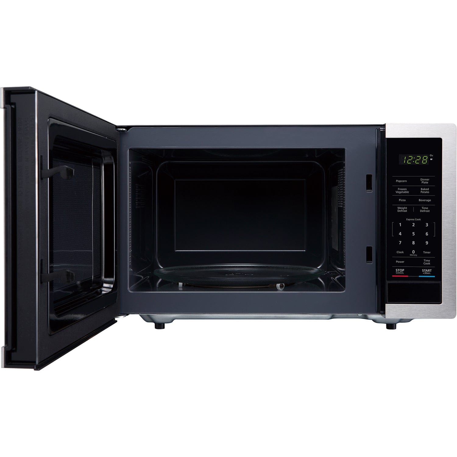 Magic Chef 0.9-Cu. Ft. 900-Watt Countertop Digital Touch Microwave, Silver