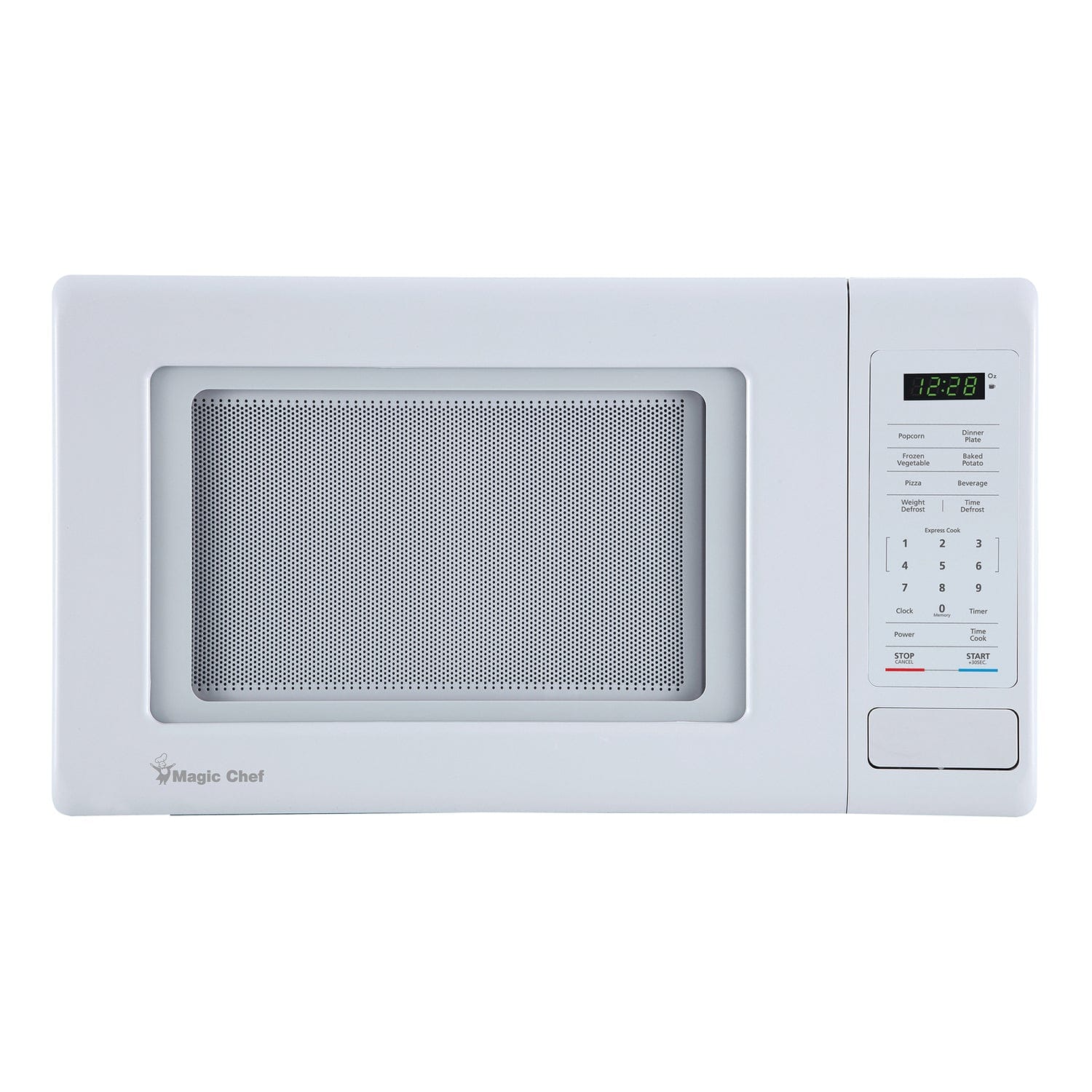 Magic Chef 0.9-Cu. Ft. 900-Watt Digital Touch Countertop Microwave, White