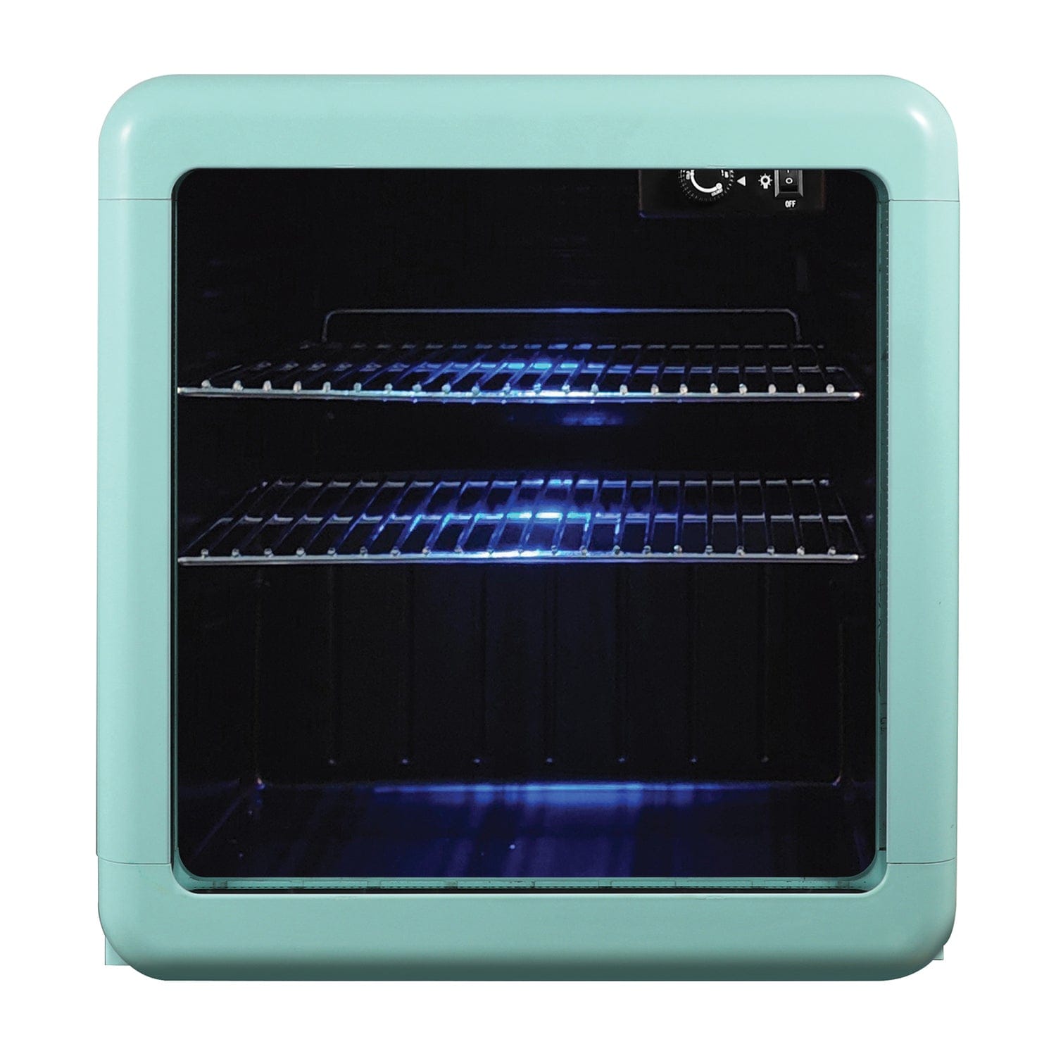 Magic Chef 1.7-Cu. Ft. Retro Beverage Cooler, Green