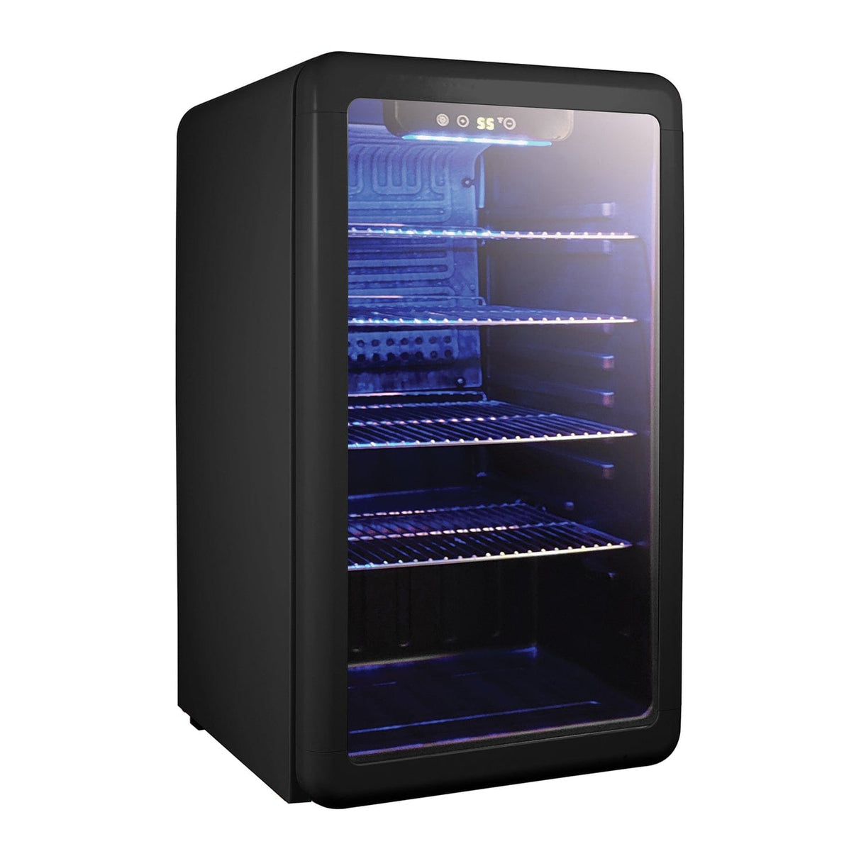 Magic Chef 3.4-Cu. Ft. Retro Beverage Cooler, Black