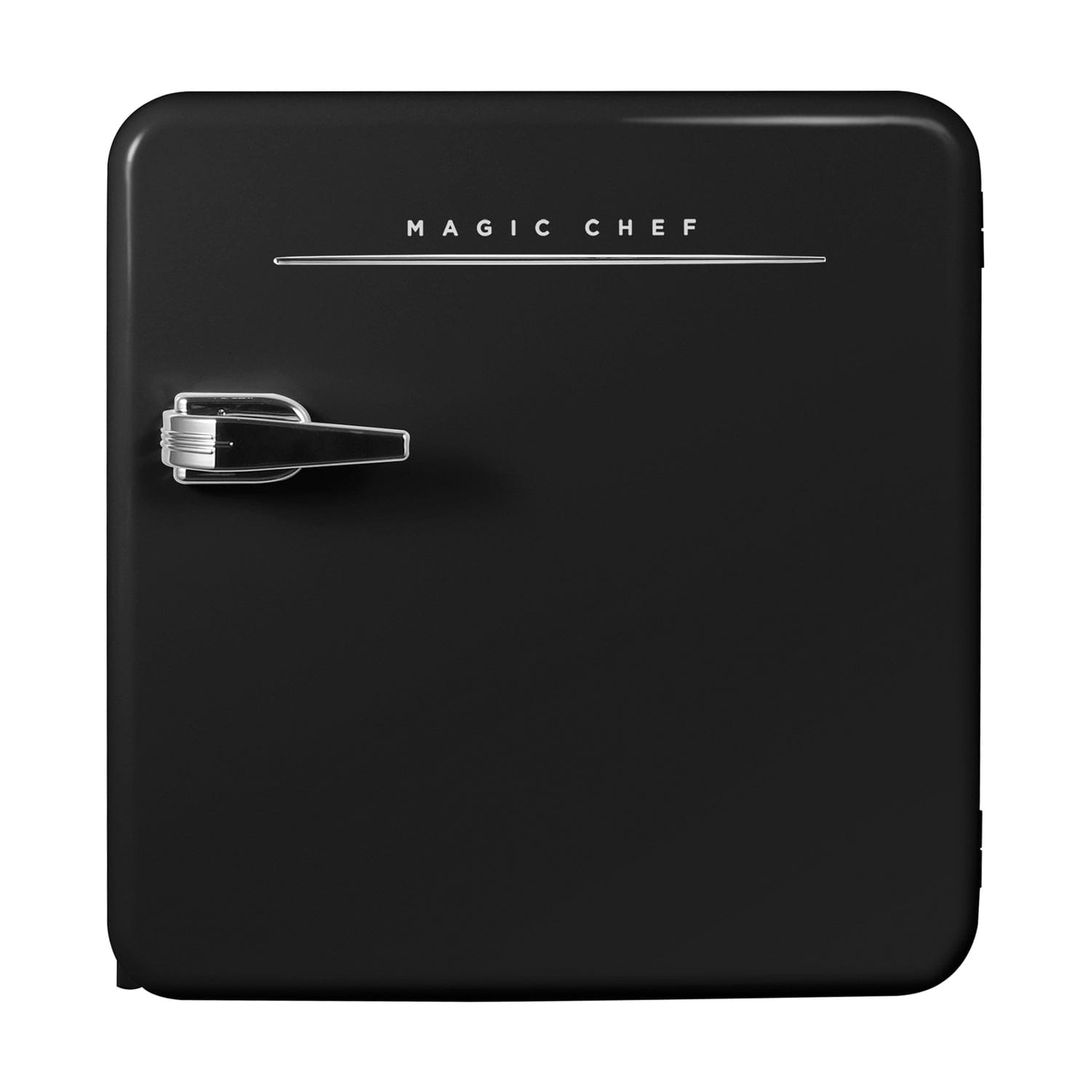 Magic Chef 1.6-Cu. Ft. ENERGY-STAR Certified Retro Mini Fridge with Manual Defrost, Black