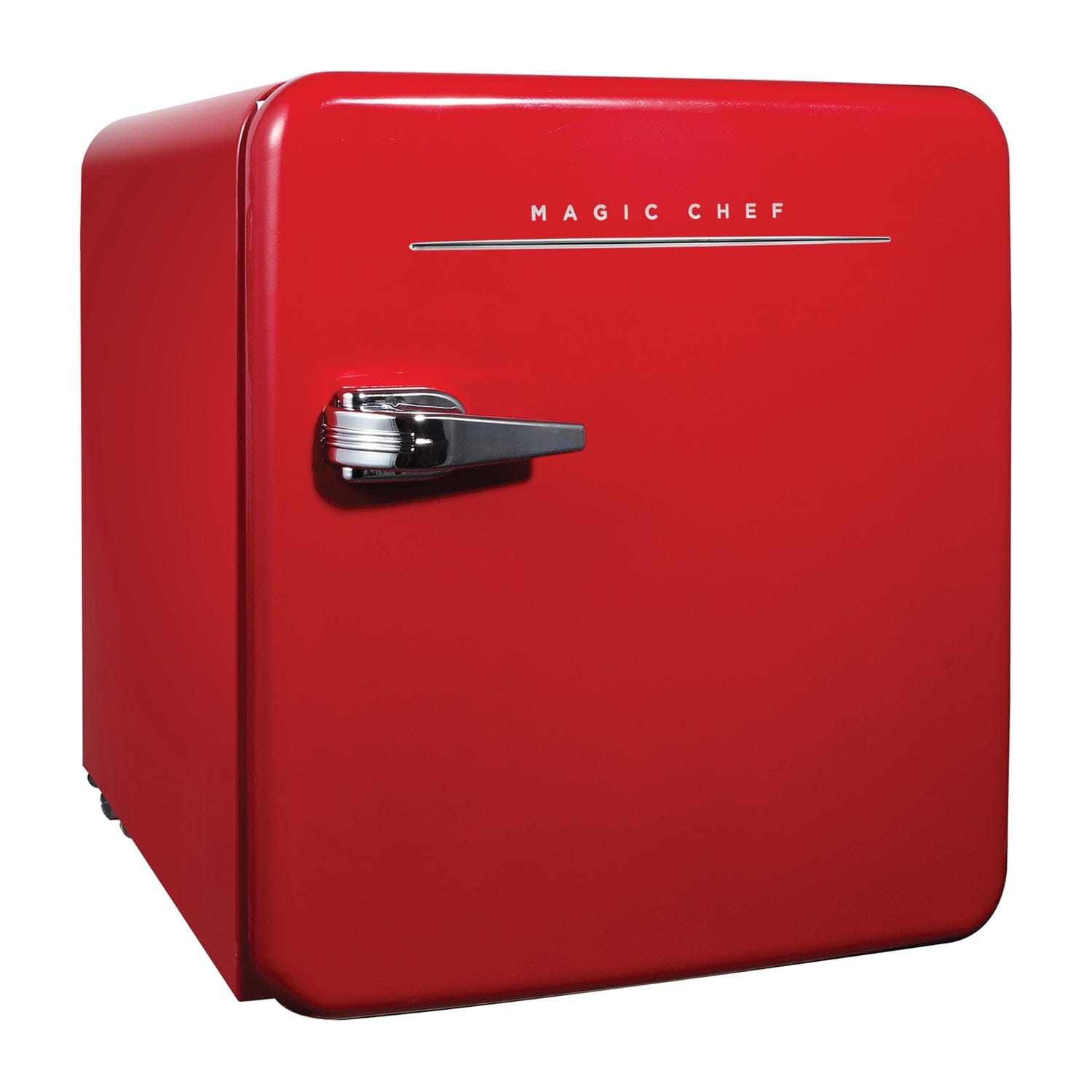 Magic Chef 1.6-Cu. Ft. ENERGY-STAR Certified Retro Mini Fridge with Manual Defrost, Red