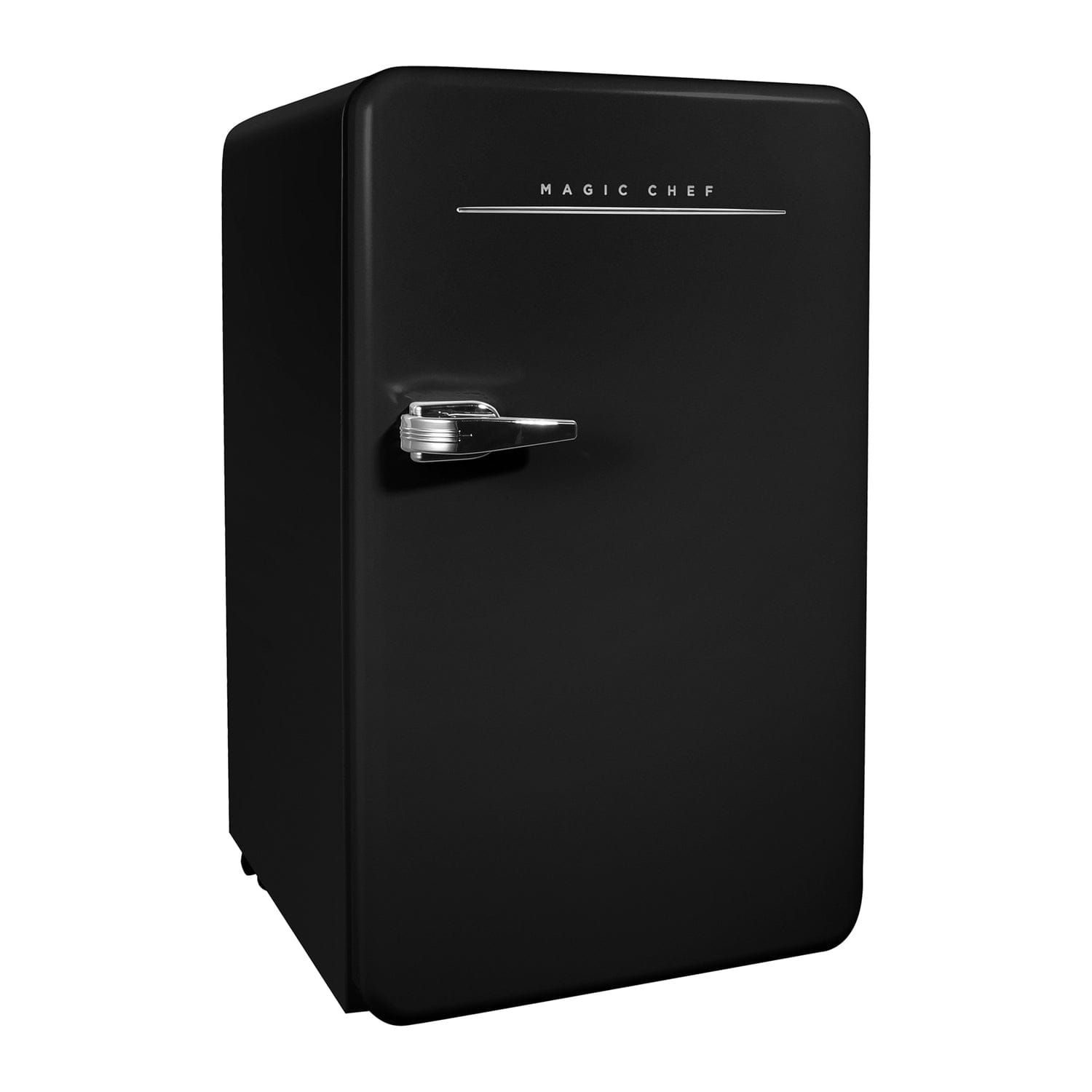 Magic Chef 3.2-Cu. Ft. ENERGY-STAR Certified Retro Mini Fridge with Manual Defrost, Black