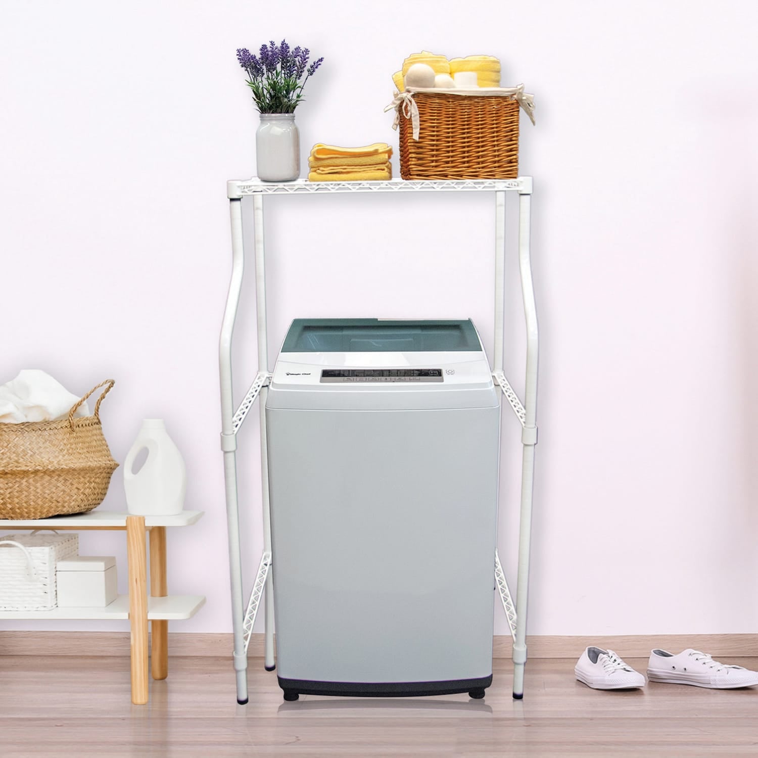 Magic Chef Compact Laundry Dryer Stand, Chrome