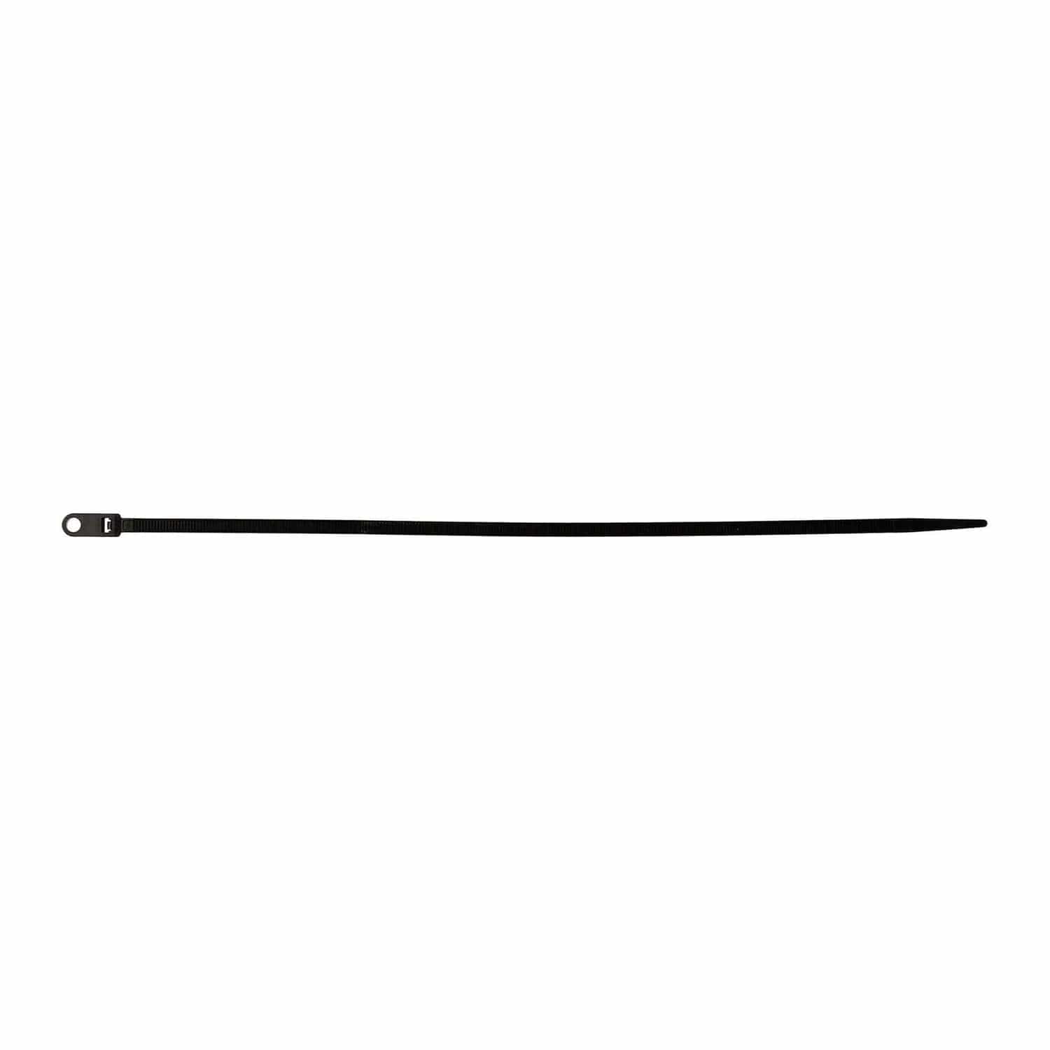 Install Bay Cable Ties with Mounting-Hole Screw-Down Head, 50-Lb. Tensile Strength, 100 Count, 11 In.