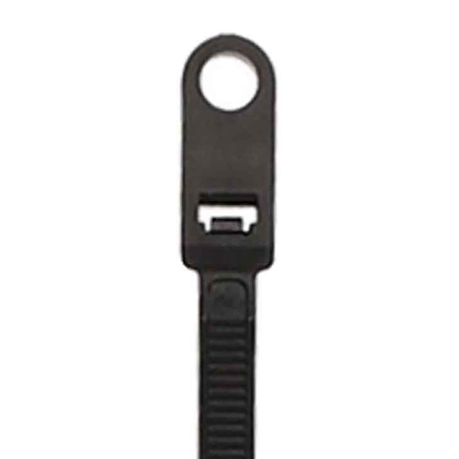 Install Bay Cable Ties with Mounting-Hole Screw-Down Head, 50-Lb. Tensile Strength, 100 Count, 11 In.